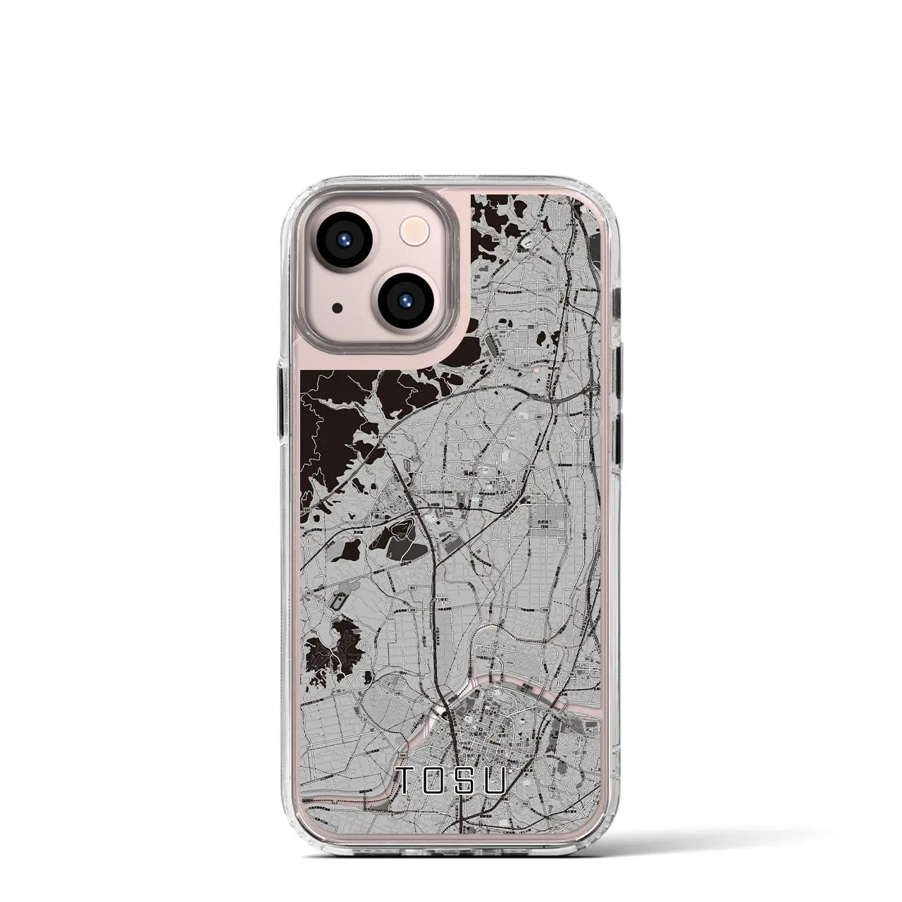 【鳥栖(佐賀県)】地図柄iPhoneケース(MagSafeタイプ)