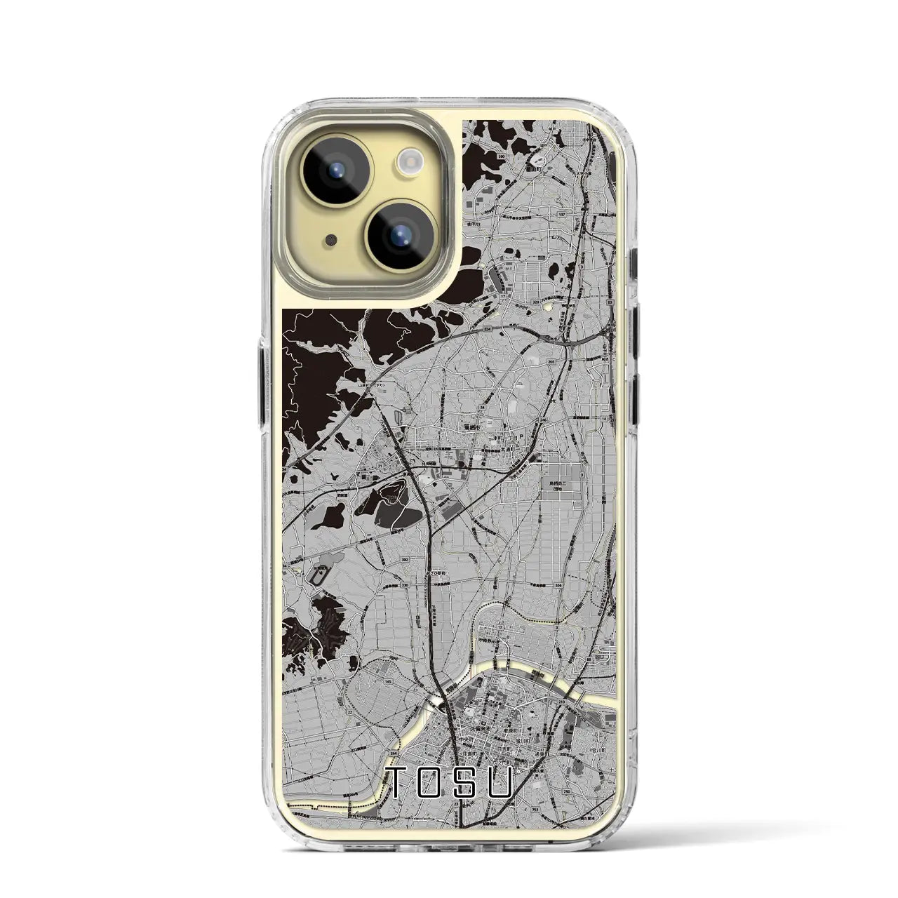 【鳥栖(佐賀県)】地図柄iPhoneケース(MagSafeタイプ)