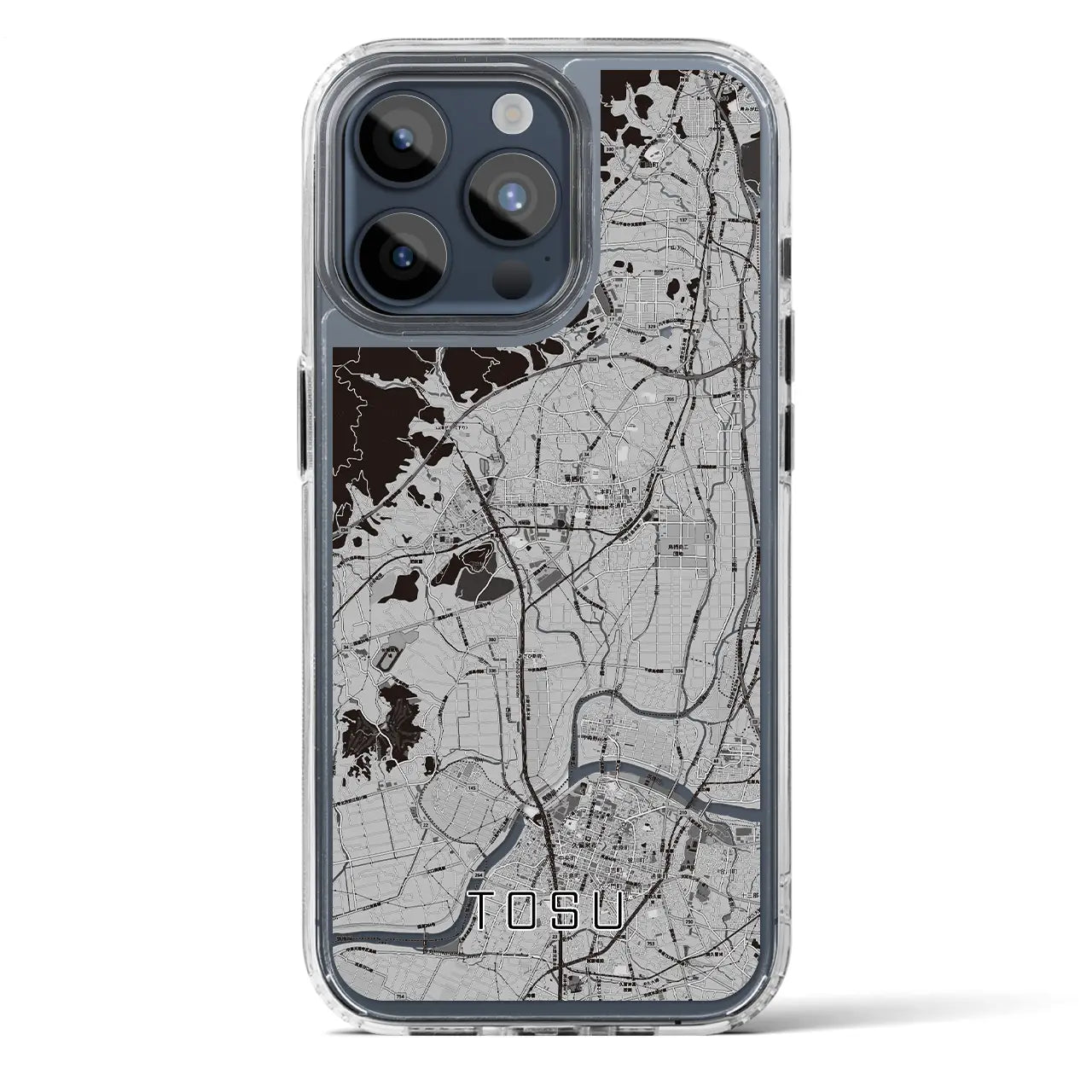 【鳥栖(佐賀県)】地図柄iPhoneケース(MagSafeタイプ)