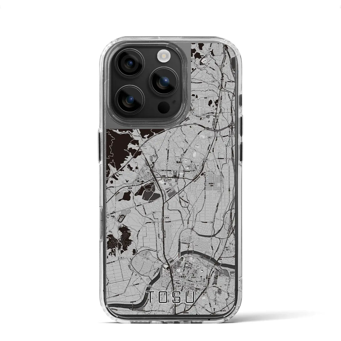 【鳥栖(佐賀県)】地図柄iPhoneケース(MagSafeタイプ)