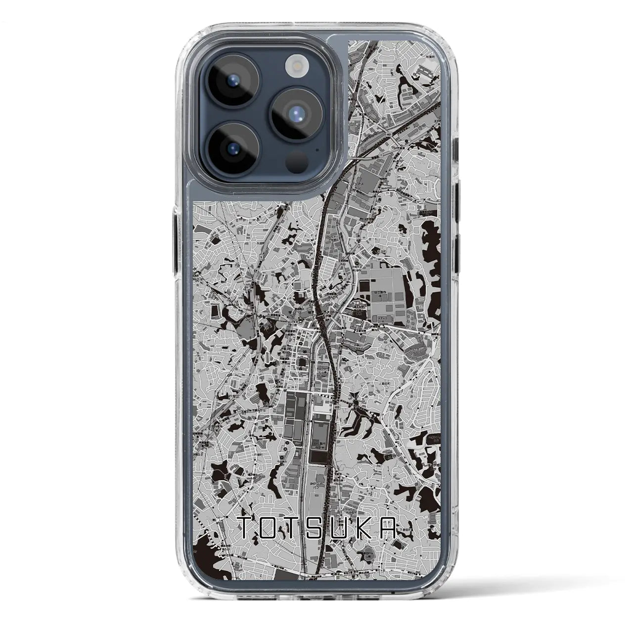 【戸塚(神奈川県)】地図柄iPhoneケース(MagSafeタイプ)