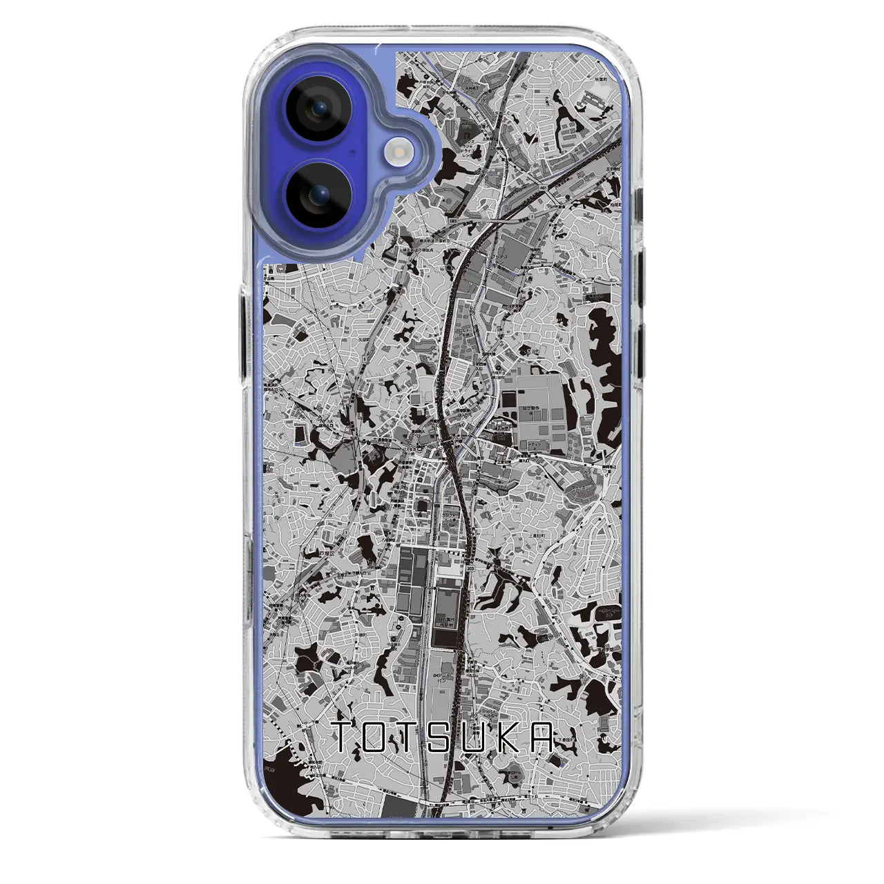 【戸塚(神奈川県)】地図柄iPhoneケース(MagSafeタイプ)