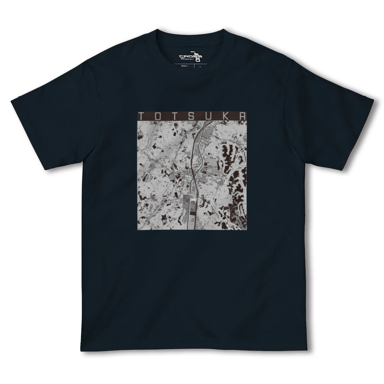 【戸塚(神奈川県)】地図柄ヘビーウェイトTシャツ