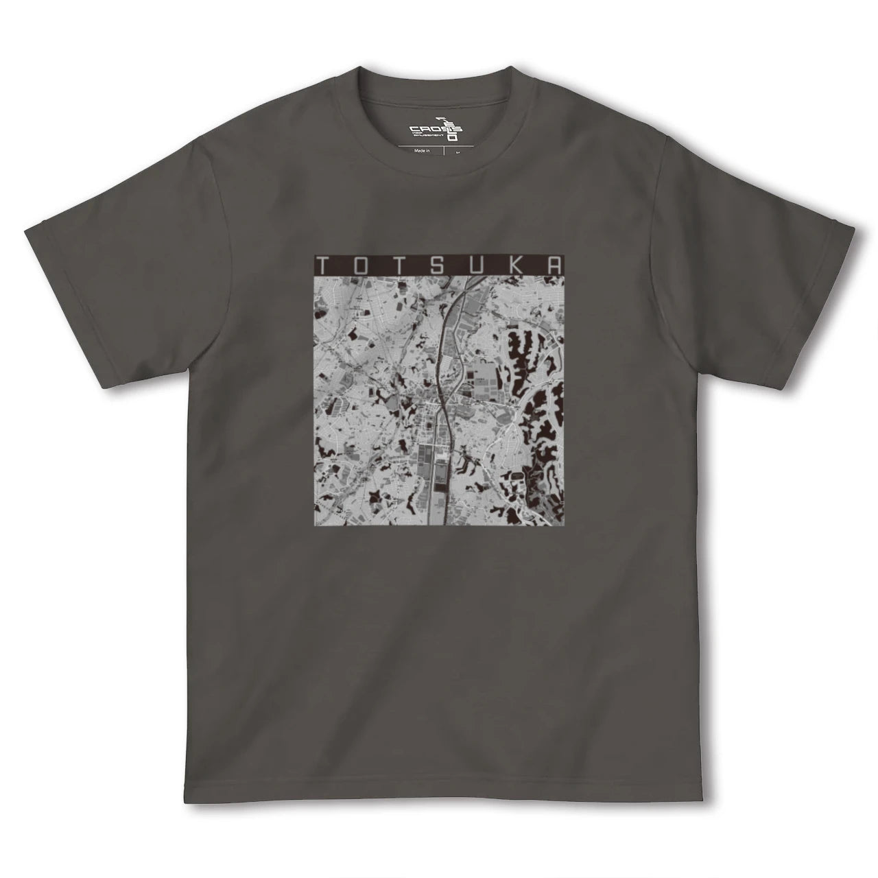 【戸塚(神奈川県)】地図柄ヘビーウェイトTシャツ