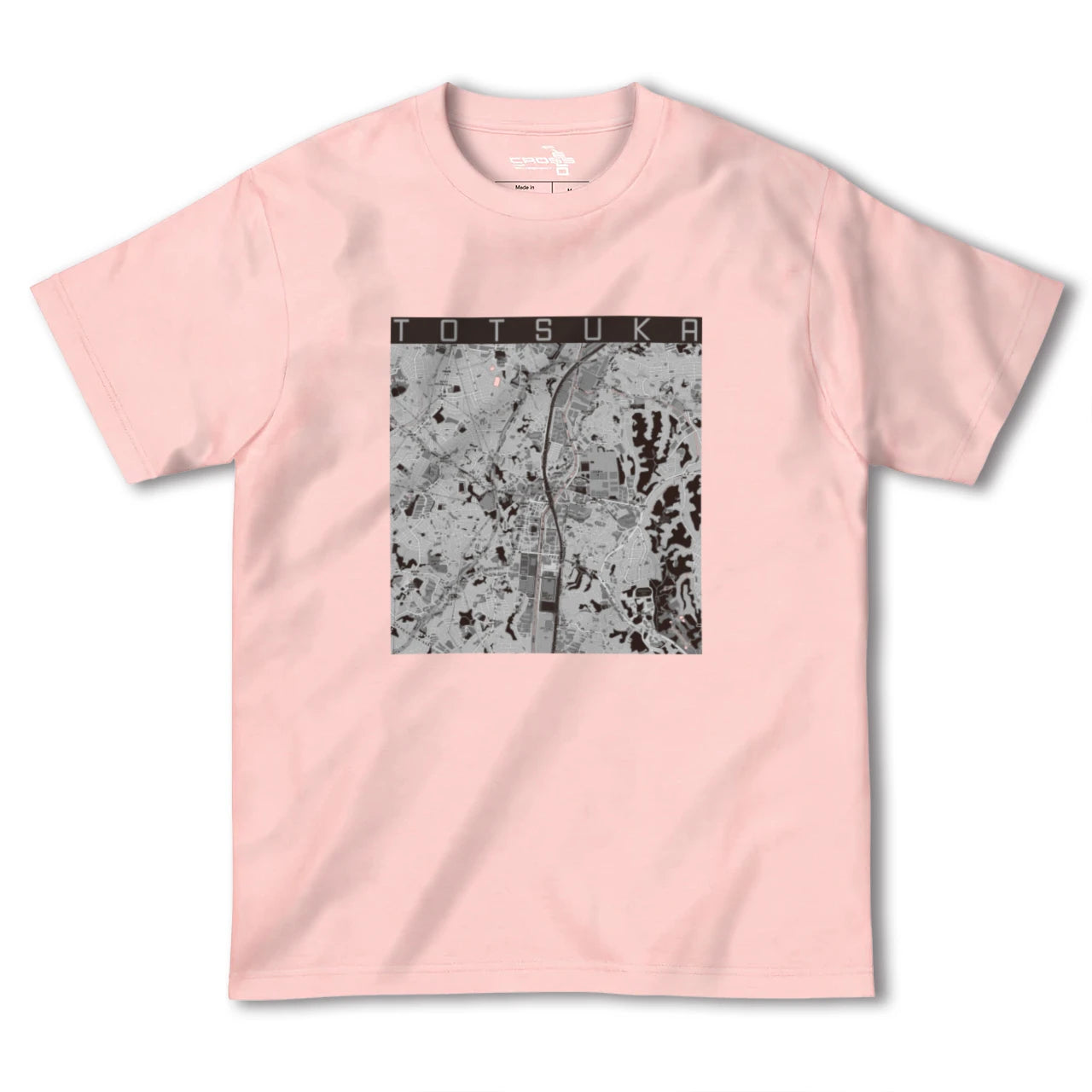 【戸塚(神奈川県)】地図柄ヘビーウェイトTシャツ