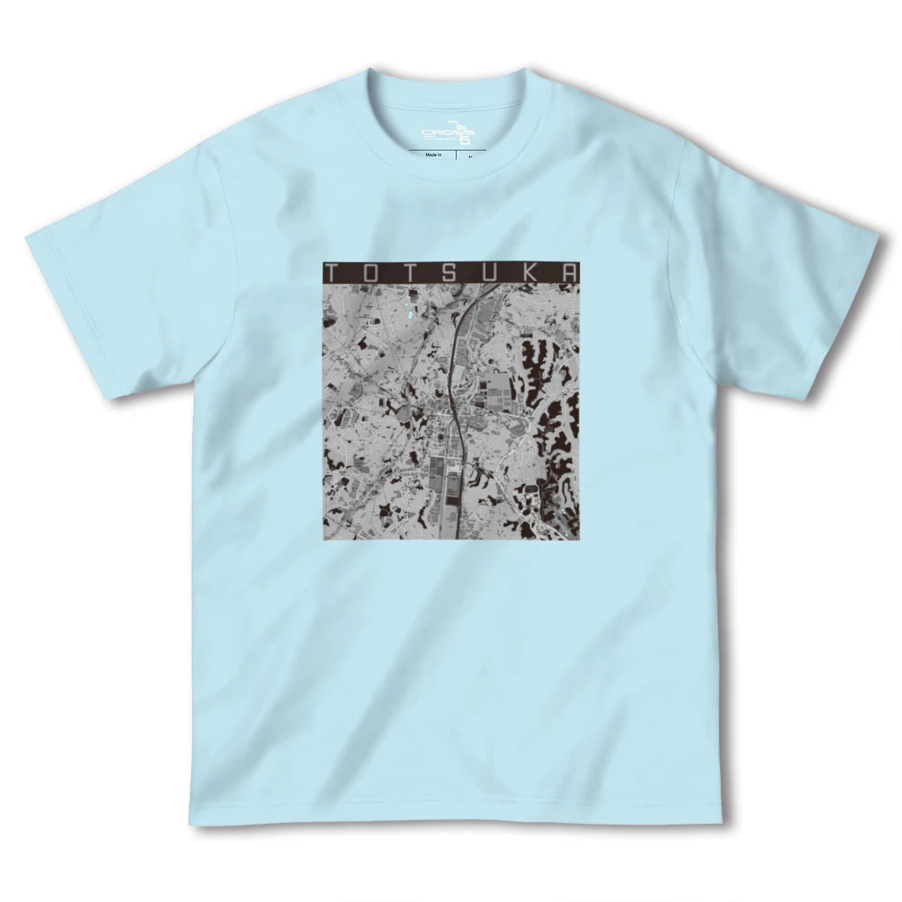 【戸塚(神奈川県)】地図柄ヘビーウェイトTシャツ