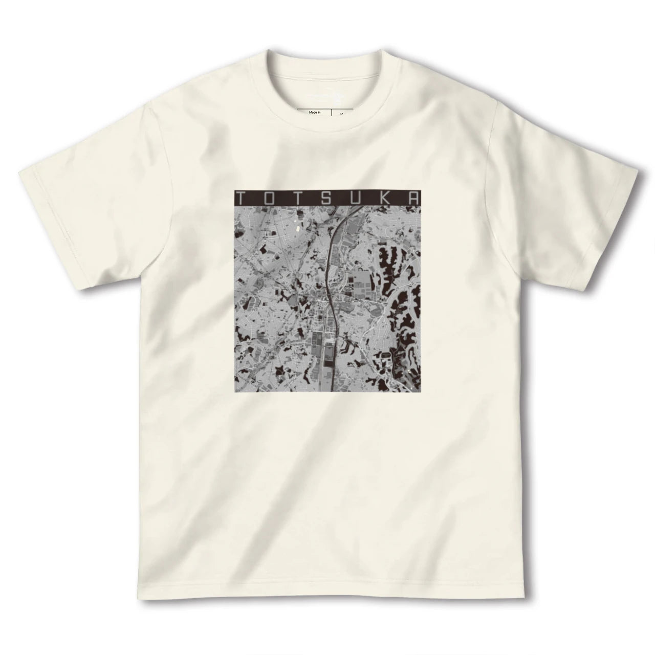 【戸塚(神奈川県)】地図柄ヘビーウェイトTシャツ
