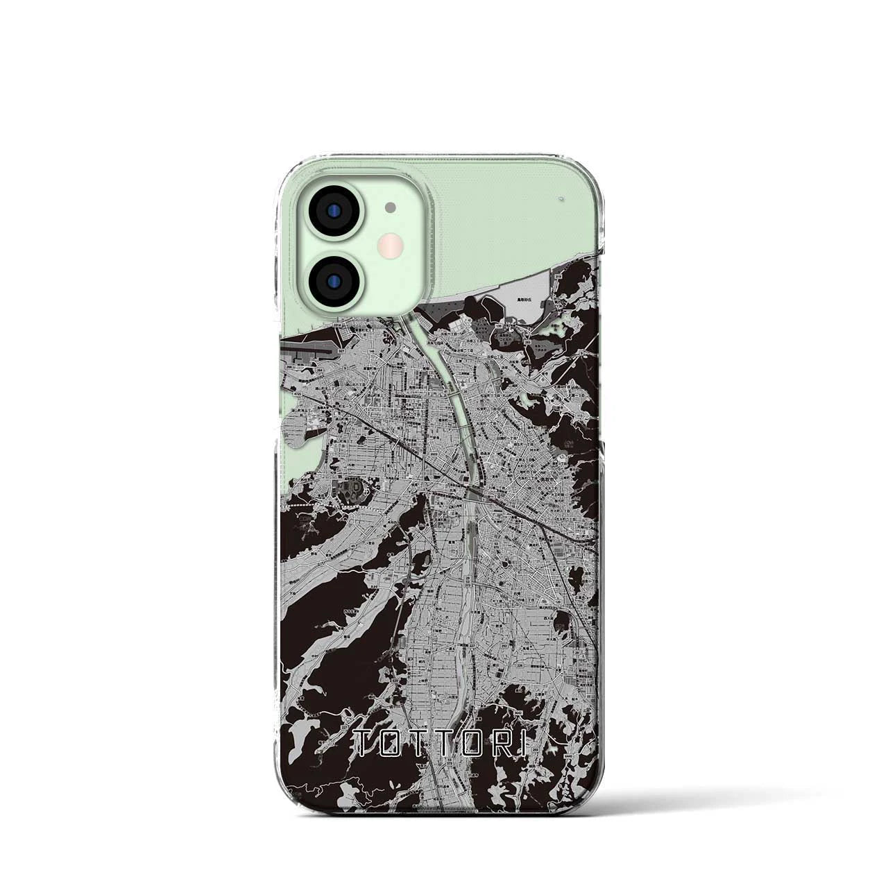 【鳥取(鳥取県)】地図柄iPhoneケース(クリアタイプ)