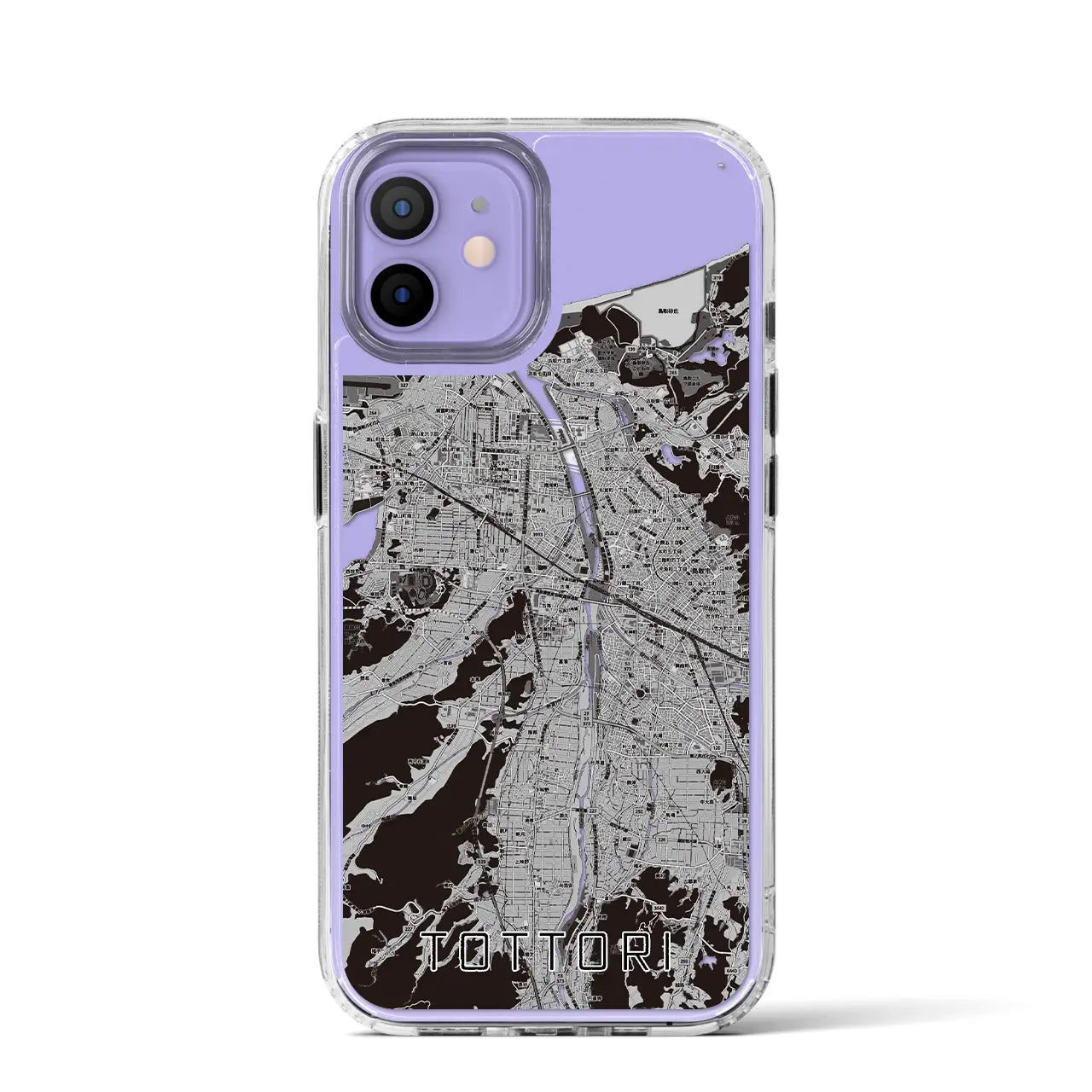 【鳥取(鳥取県)】地図柄iPhoneケース(MagSafeタイプ)