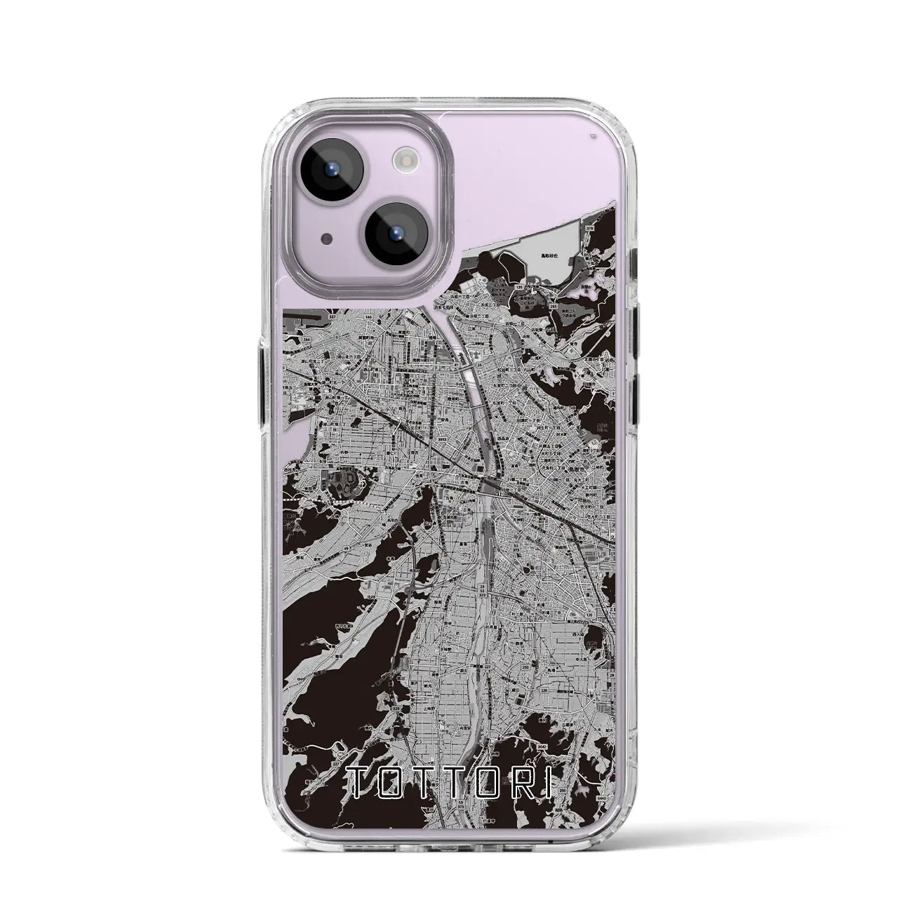 【鳥取(鳥取県)】地図柄iPhoneケース(MagSafeタイプ)