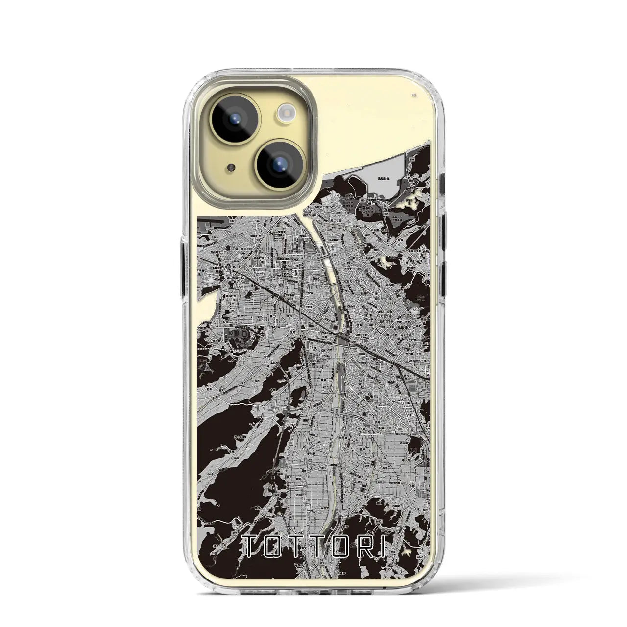 【鳥取(鳥取県)】地図柄iPhoneケース(MagSafeタイプ)