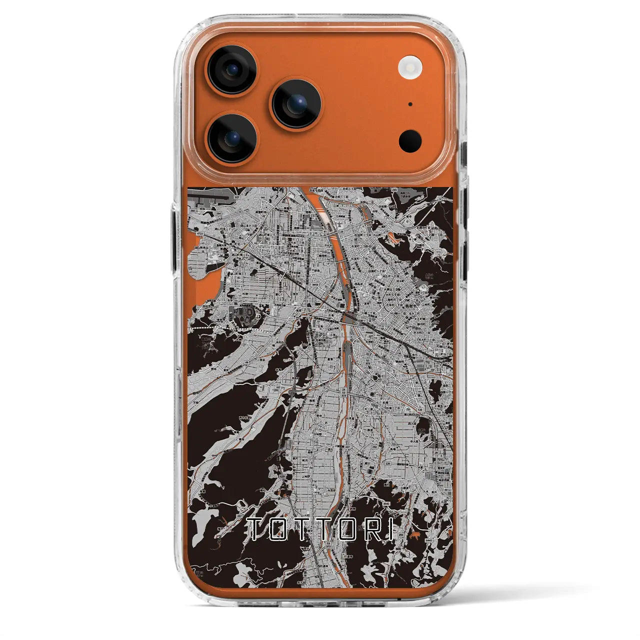 【鳥取(鳥取県)】地図柄iPhoneケース(MagSafeタイプ)