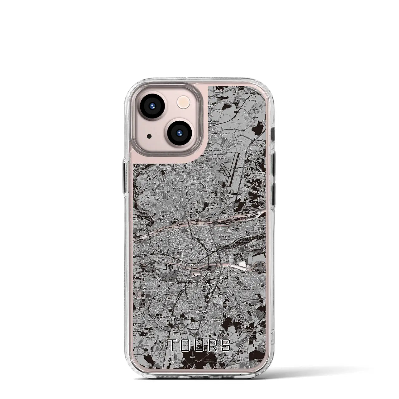 【トゥール(フランス)】地図柄iPhoneケース(MagSafeタイプ)