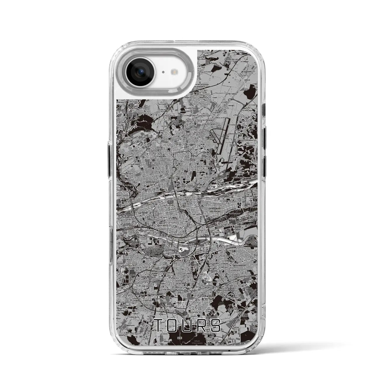 【トゥール(フランス)】地図柄iPhoneケース(MagSafeタイプ)