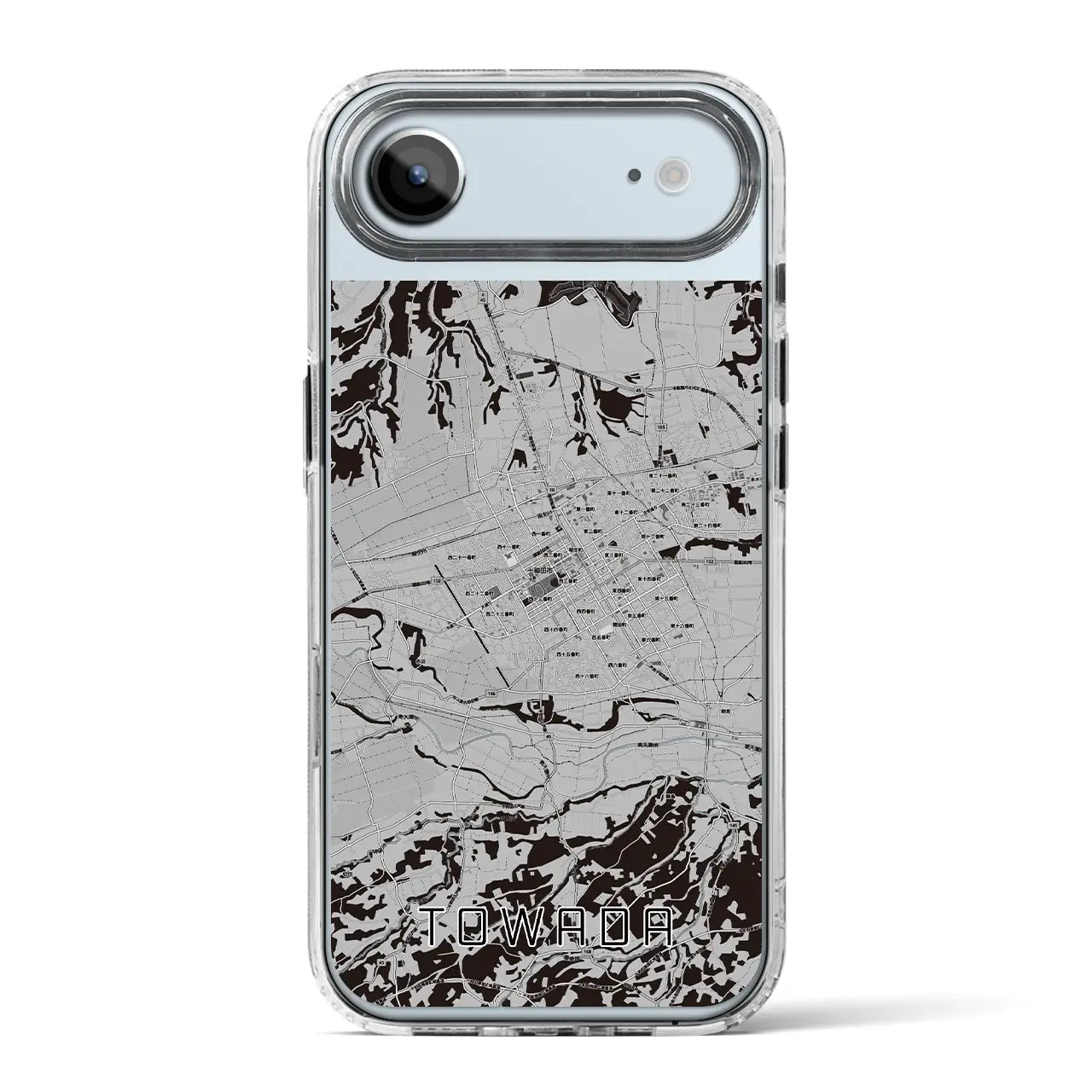 【十和田(青森県)】地図柄iPhoneケース(MagSafeタイプ)