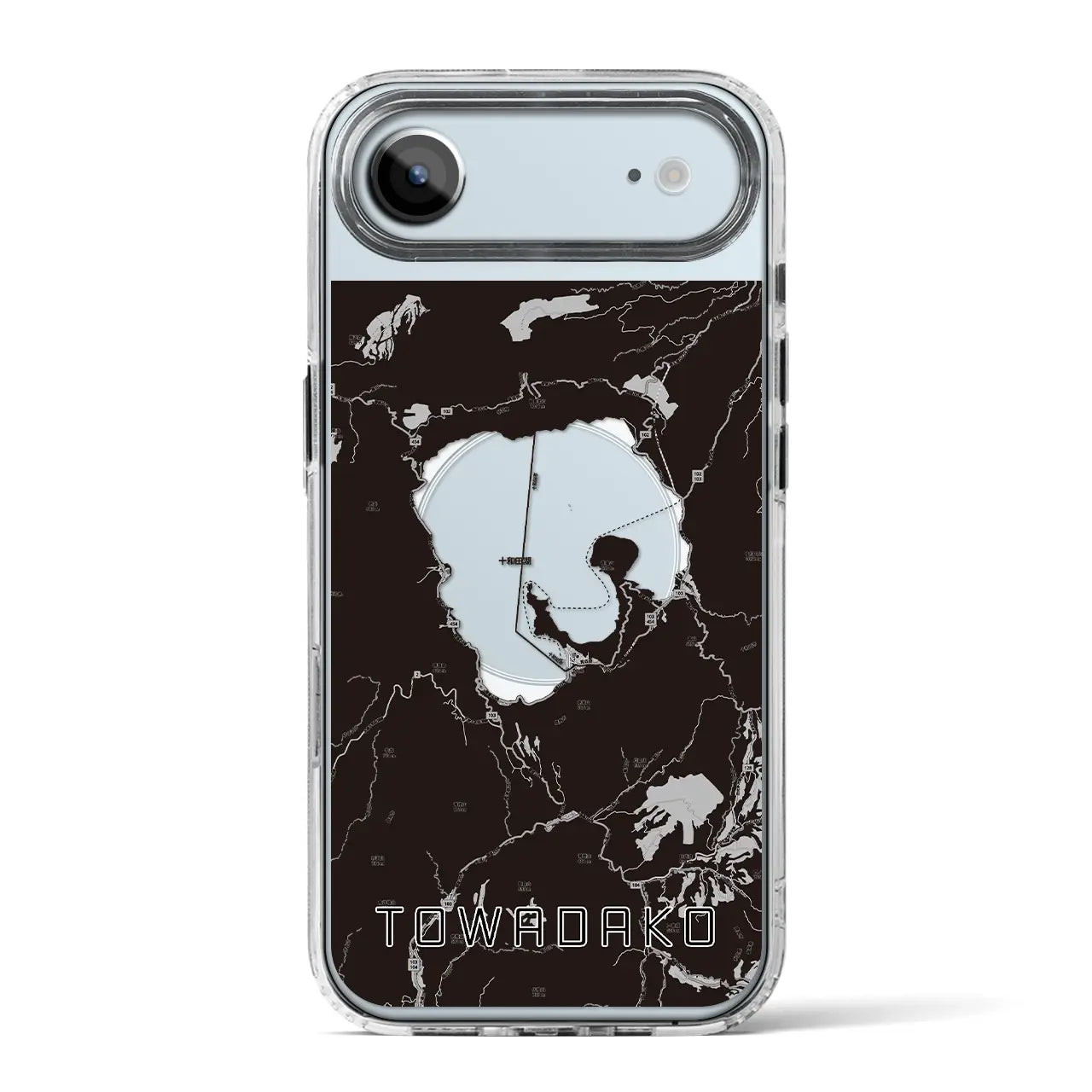 【十和田湖(青森県)】地図柄iPhoneケース(MagSafeタイプ)