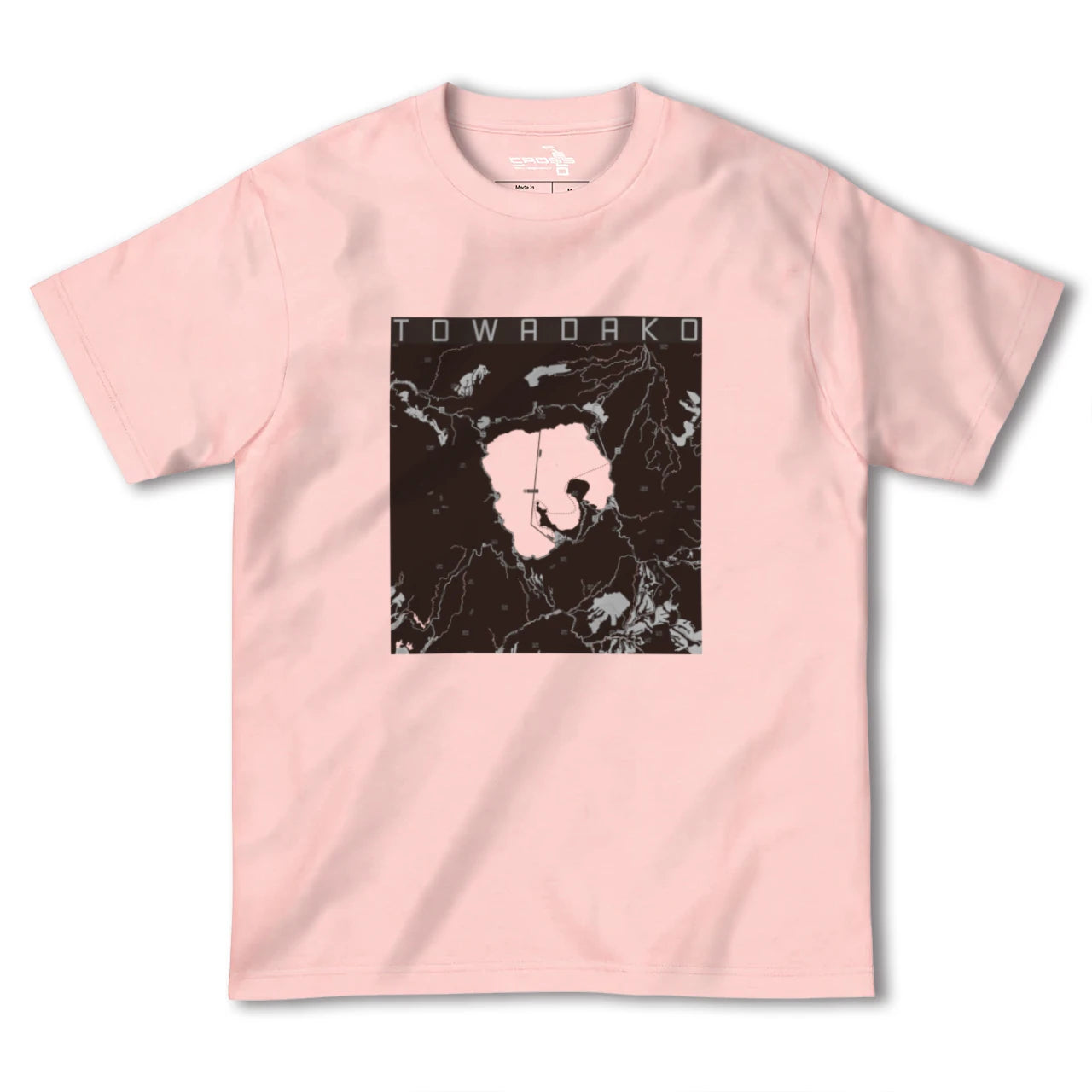 【十和田湖(青森県)】地図柄ヘビーウェイトTシャツ