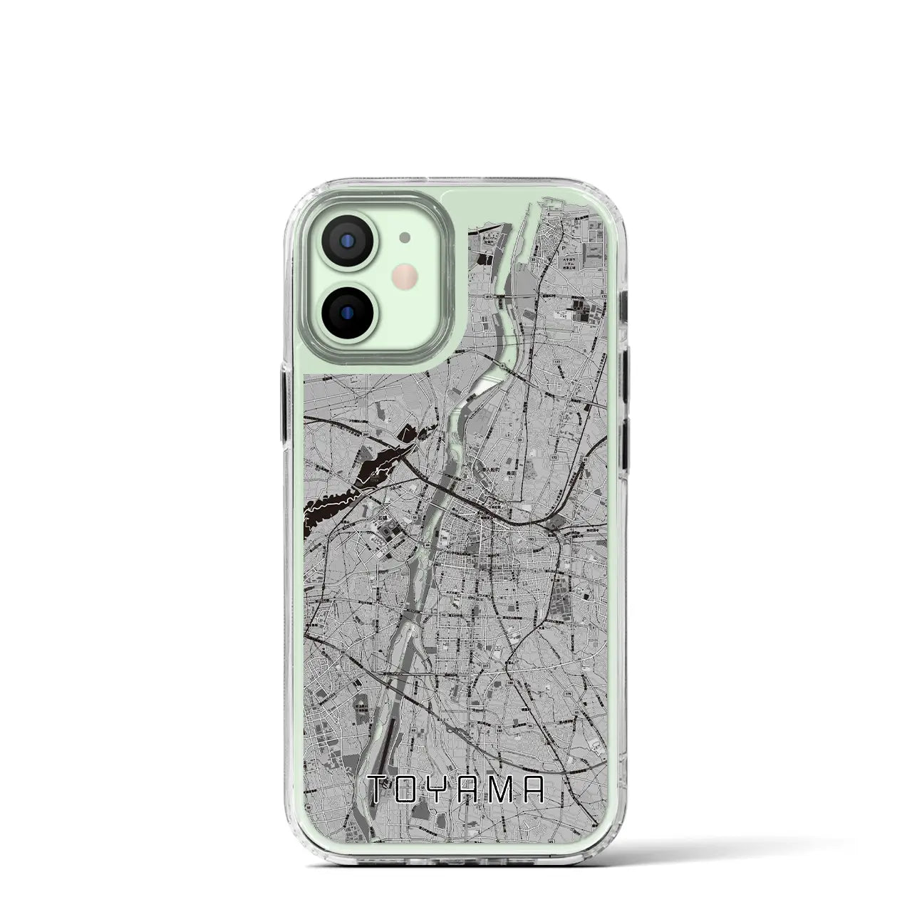 【富山(富山県)】地図柄iPhoneケース(MagSafeタイプ)