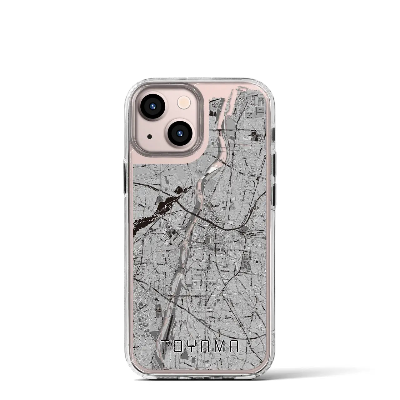 【富山(富山県)】地図柄iPhoneケース(MagSafeタイプ)