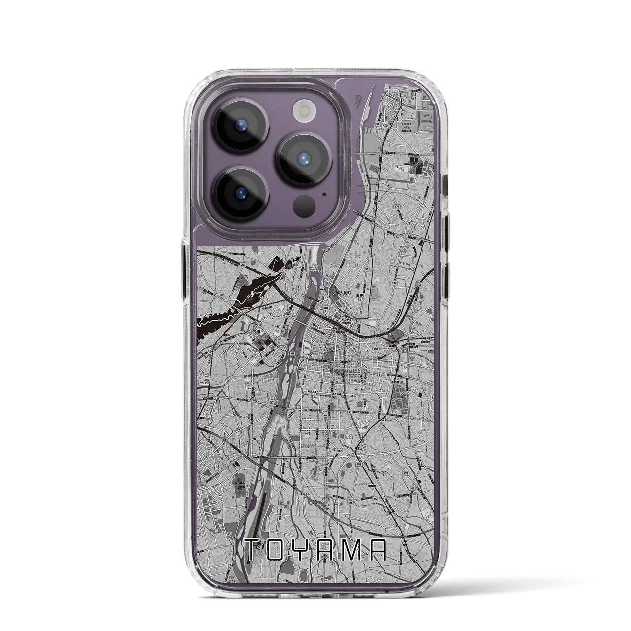 【富山(富山県)】地図柄iPhoneケース(MagSafeタイプ)