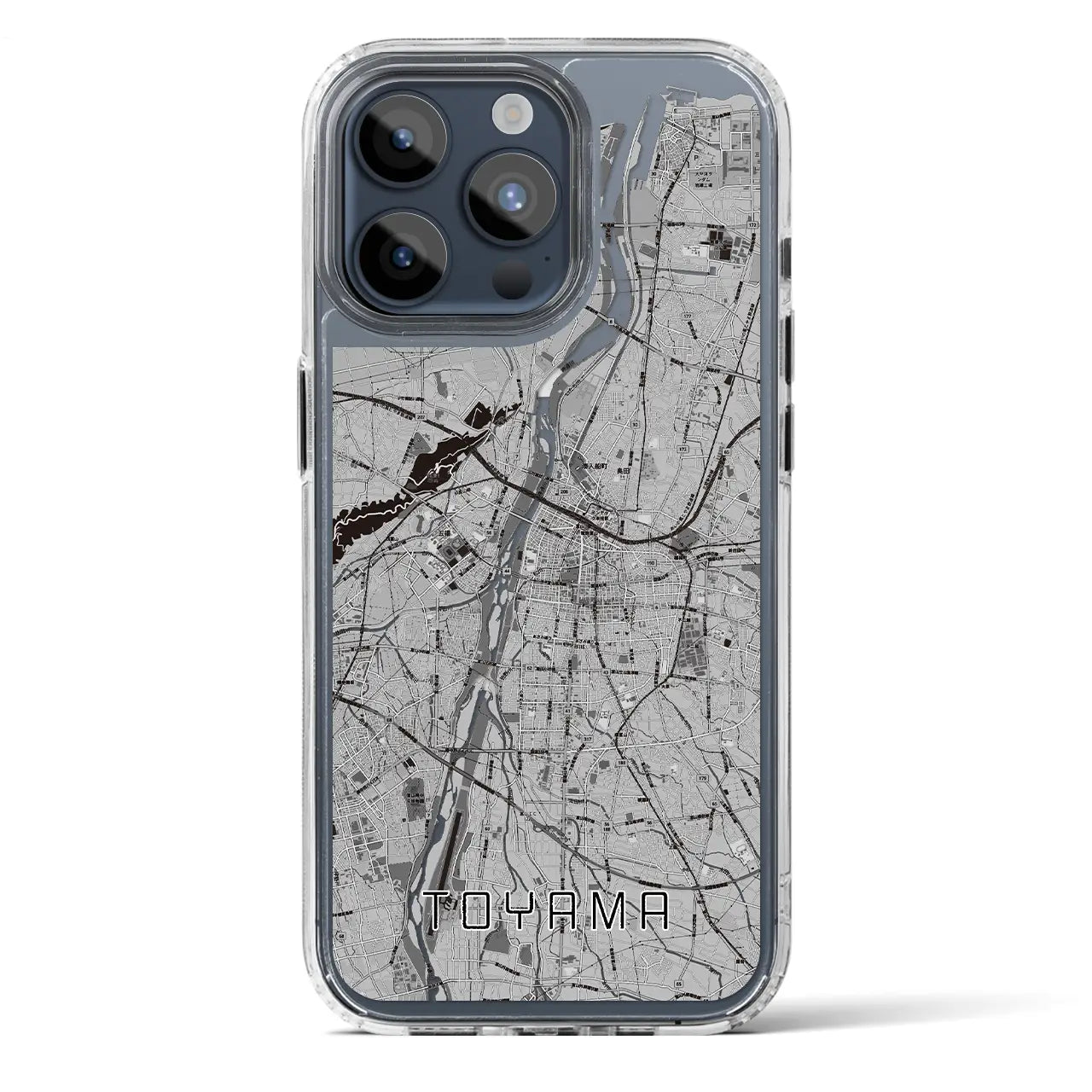 【富山(富山県)】地図柄iPhoneケース(MagSafeタイプ)