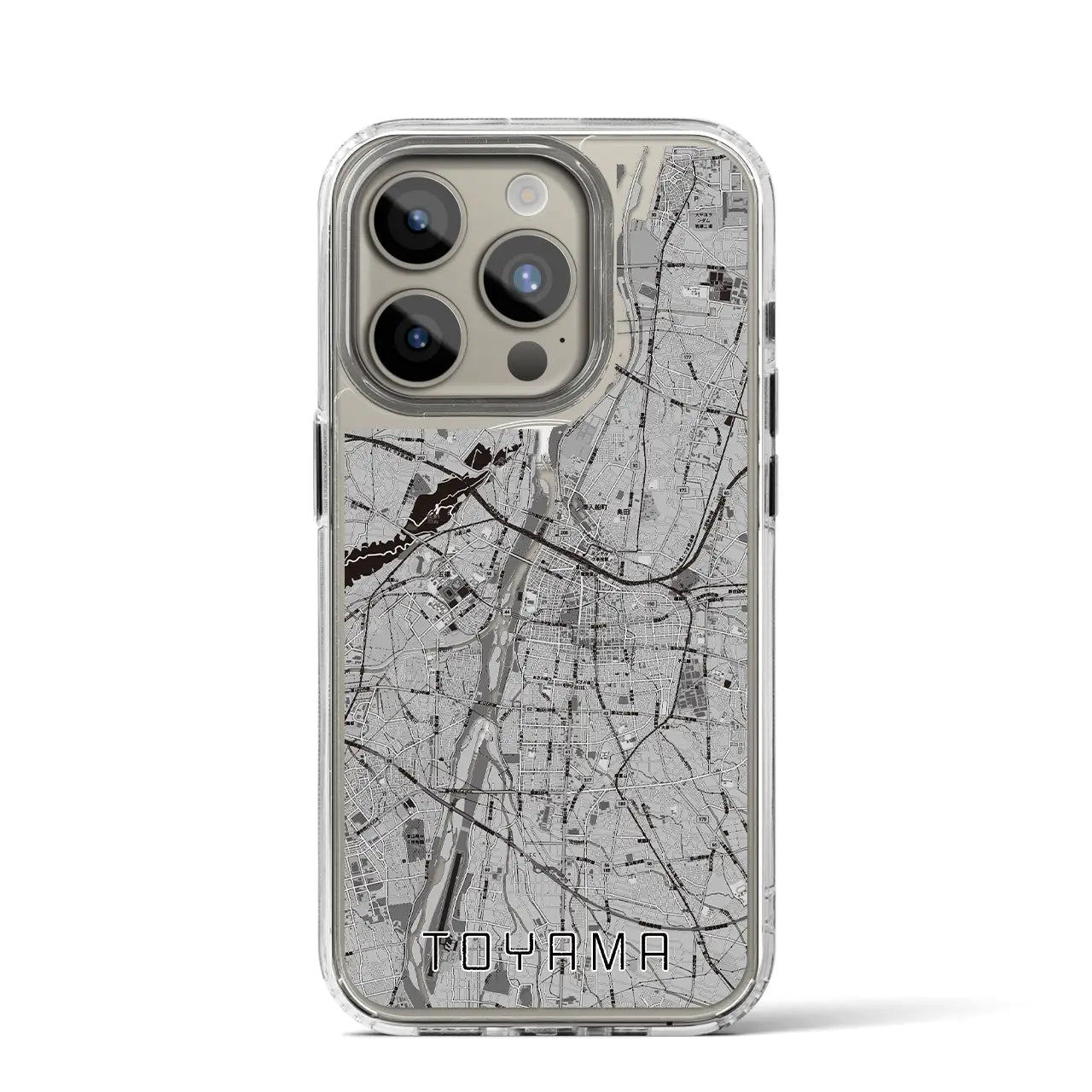 【富山(富山県)】地図柄iPhoneケース(MagSafeタイプ)