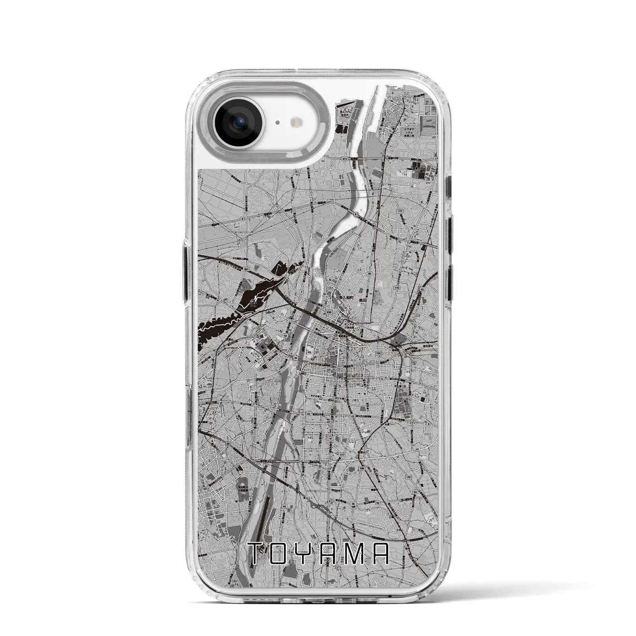 【富山(富山県)】地図柄iPhoneケース(MagSafeタイプ)