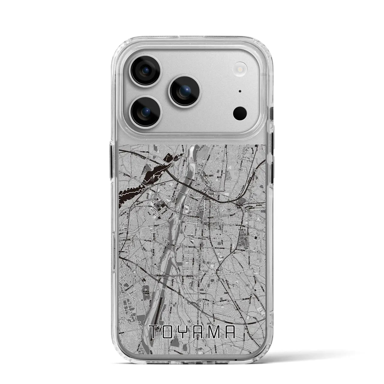 【富山(富山県)】地図柄iPhoneケース(MagSafeタイプ)