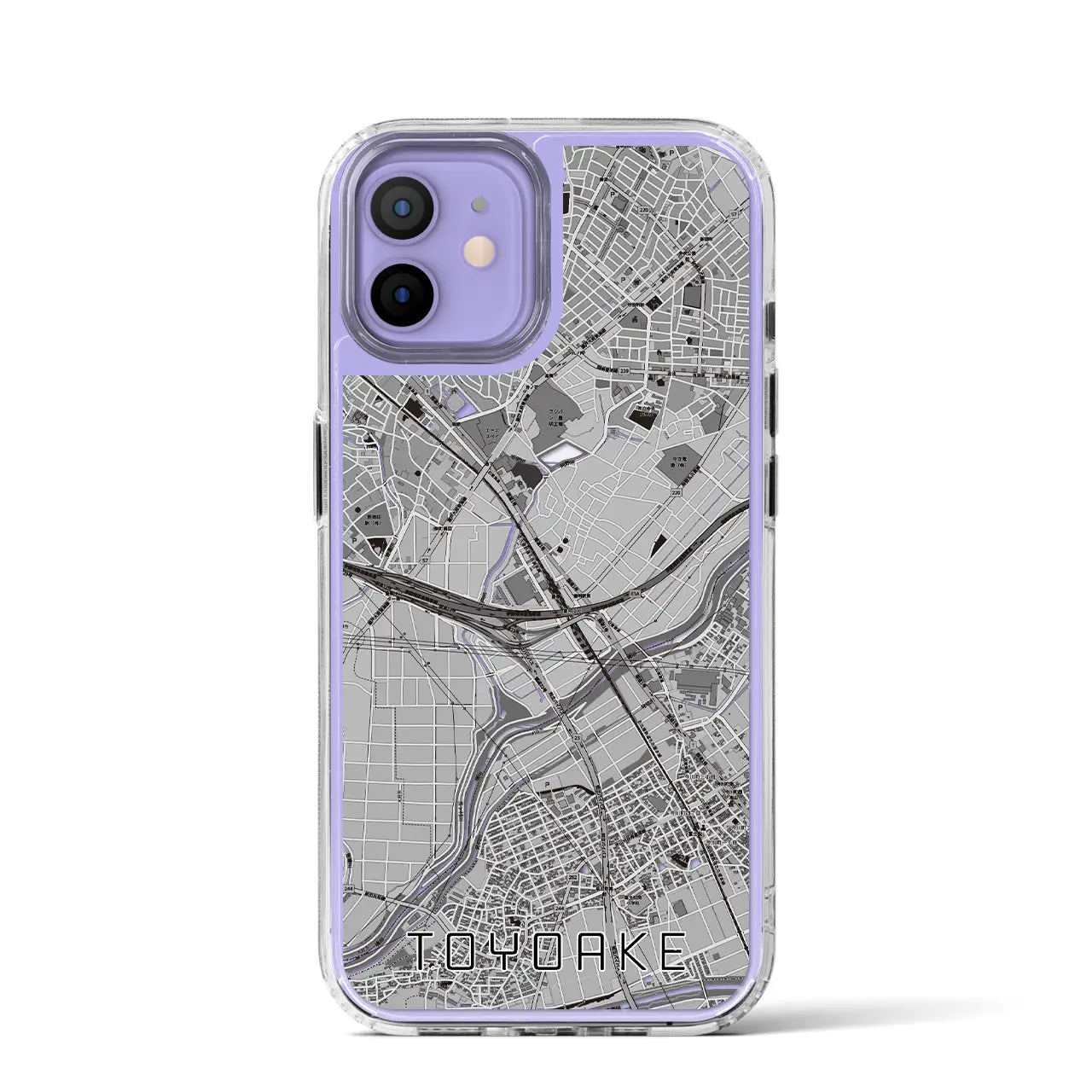 【豊明(愛知県)】地図柄iPhoneケース(MagSafeタイプ)