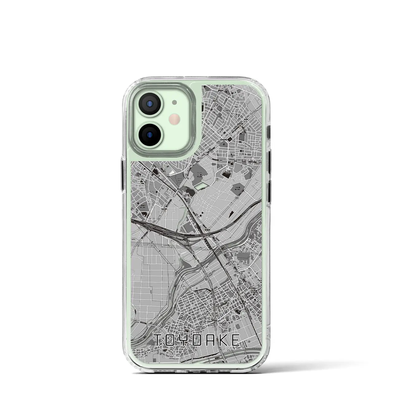 【豊明(愛知県)】地図柄iPhoneケース(MagSafeタイプ)