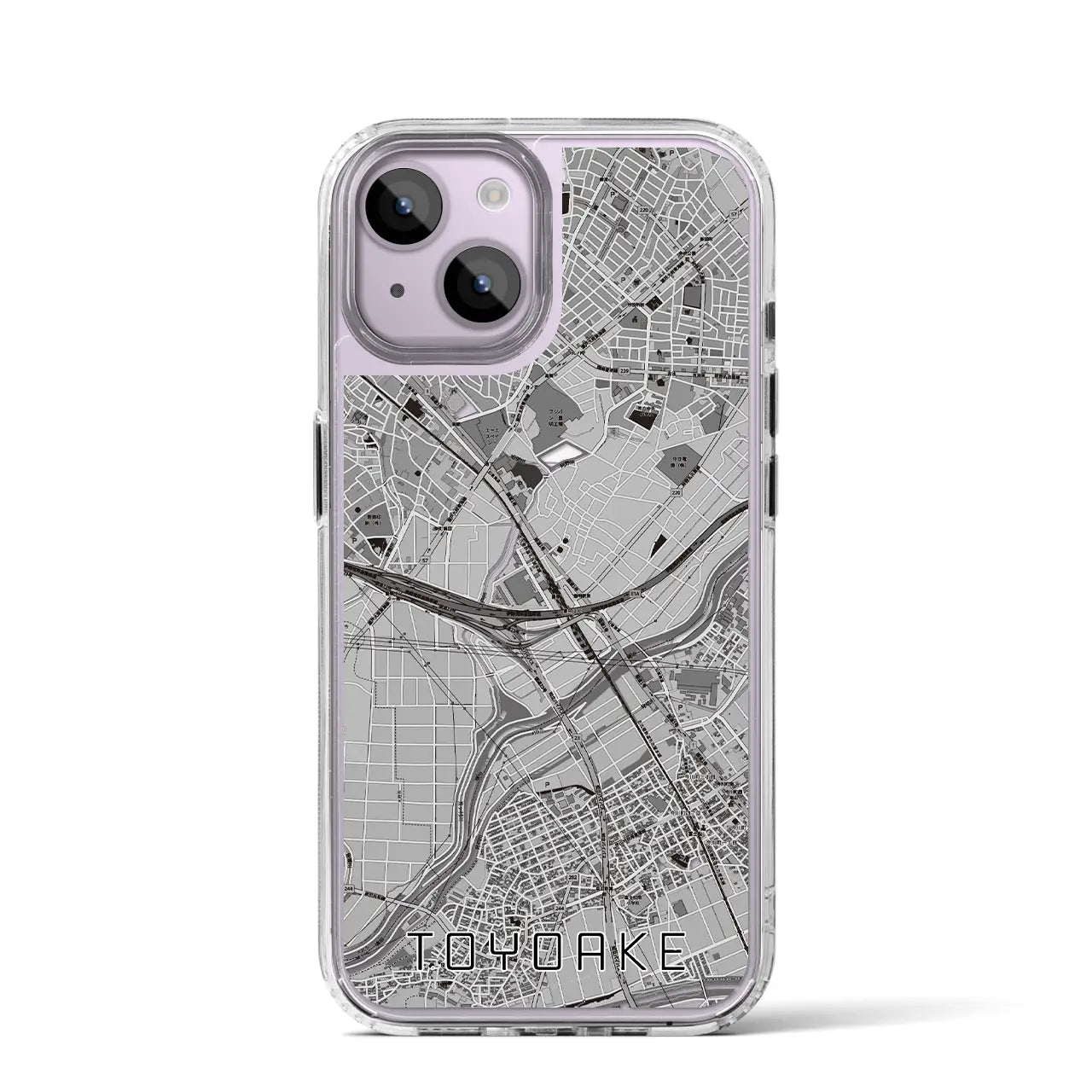 【豊明(愛知県)】地図柄iPhoneケース(MagSafeタイプ)