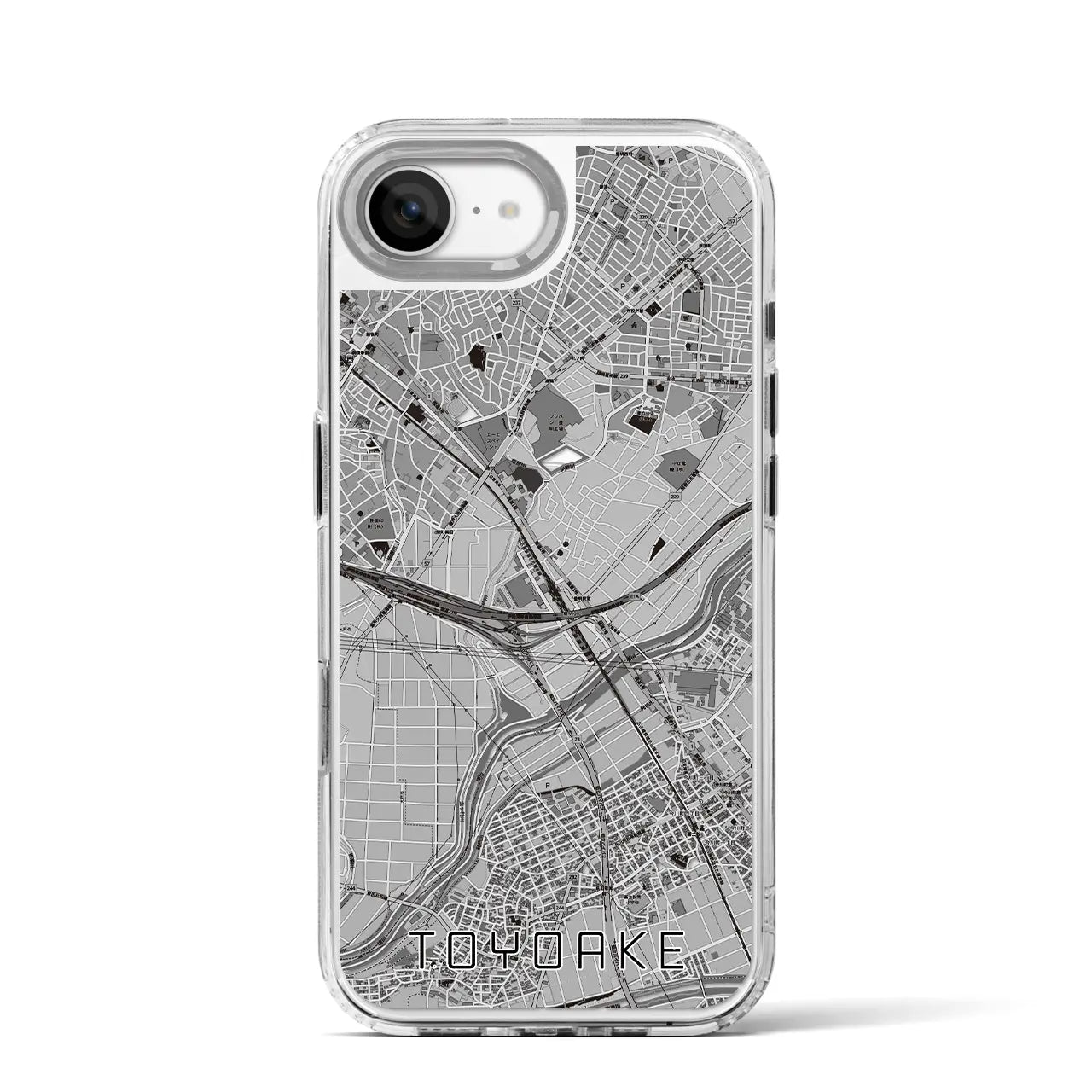 【豊明(愛知県)】地図柄iPhoneケース(MagSafeタイプ)
