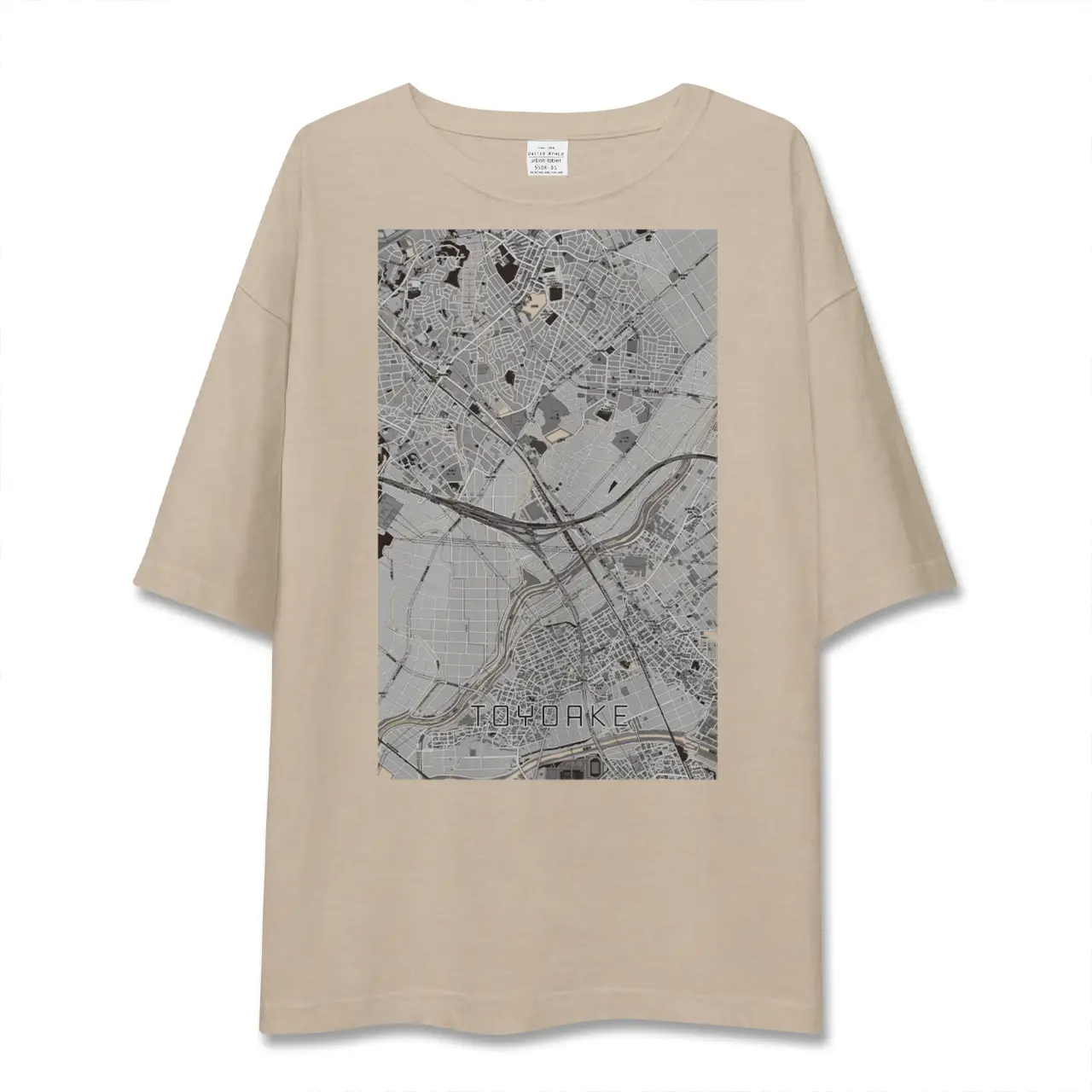 【豊明(愛知県)】地図柄ビッグシルエットTシャツ