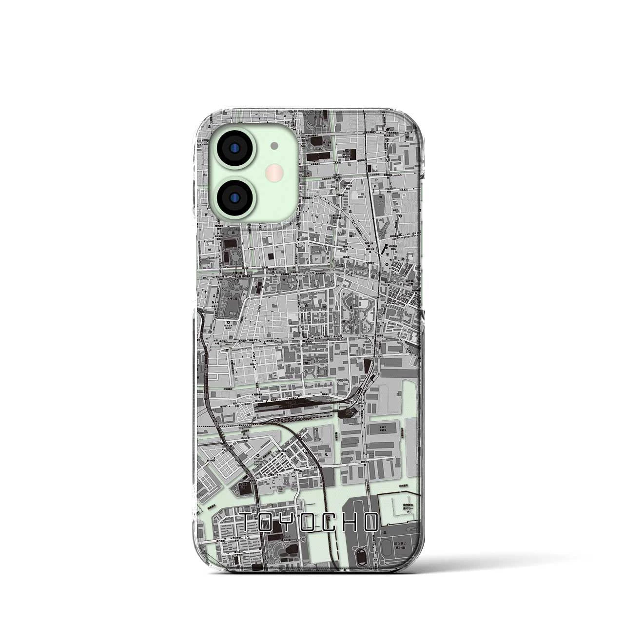 【東陽町(東京都)】地図柄iPhoneケース(クリアタイプ)