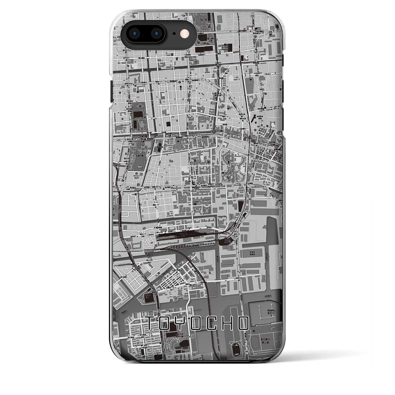 【東陽町(東京都)】地図柄iPhoneケース(クリアタイプ)