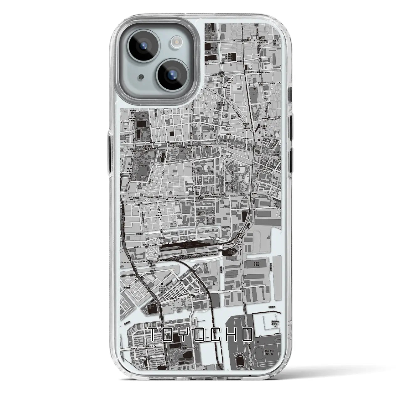 【東陽町(東京都)】地図柄iPhoneケース(MagSafeタイプ)