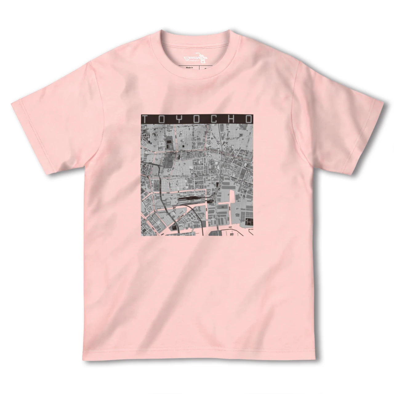 【東陽町(東京都)】地図柄ヘビーウェイトTシャツ