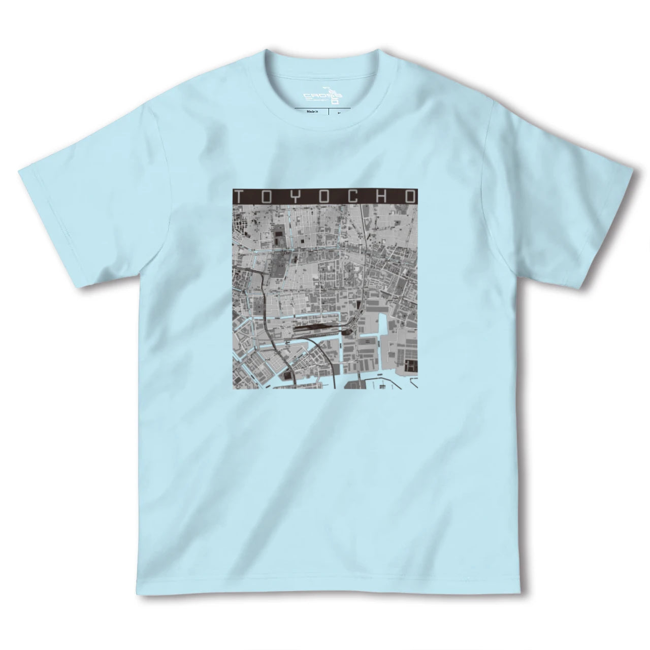 【東陽町(東京都)】地図柄ヘビーウェイトTシャツ