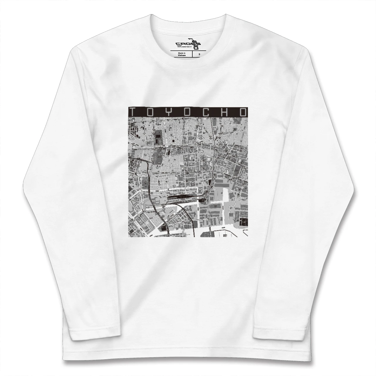 【東陽町(東京都)】地図柄ロングスリーブTシャツ