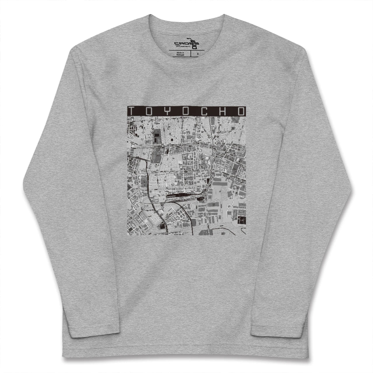 【東陽町(東京都)】地図柄ロングスリーブTシャツ