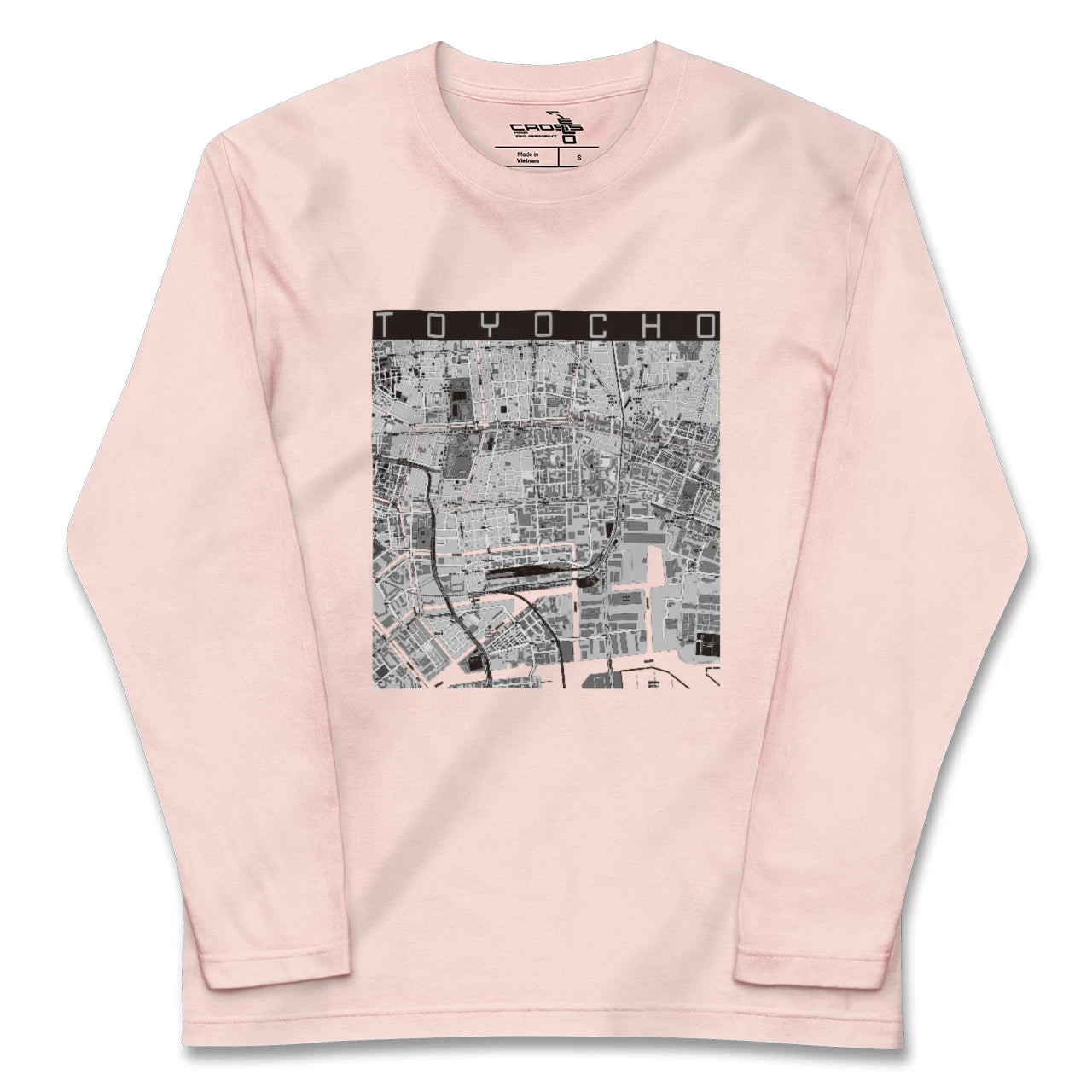 【東陽町(東京都)】地図柄ロングスリーブTシャツ