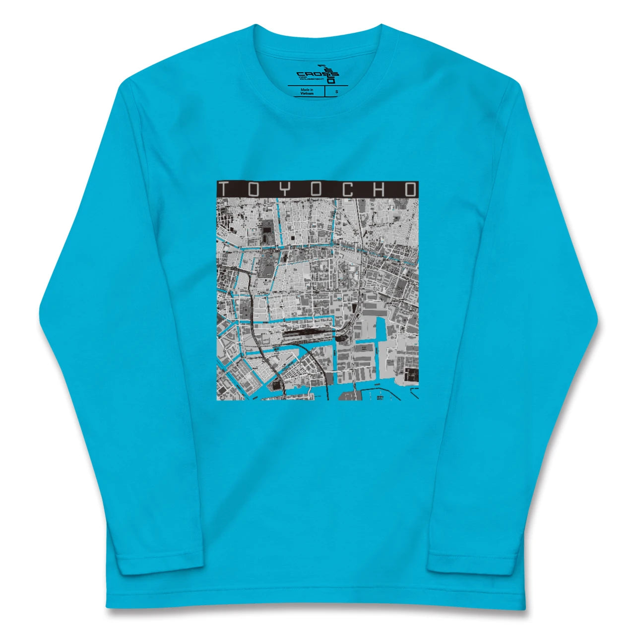 【東陽町(東京都)】地図柄ロングスリーブTシャツ