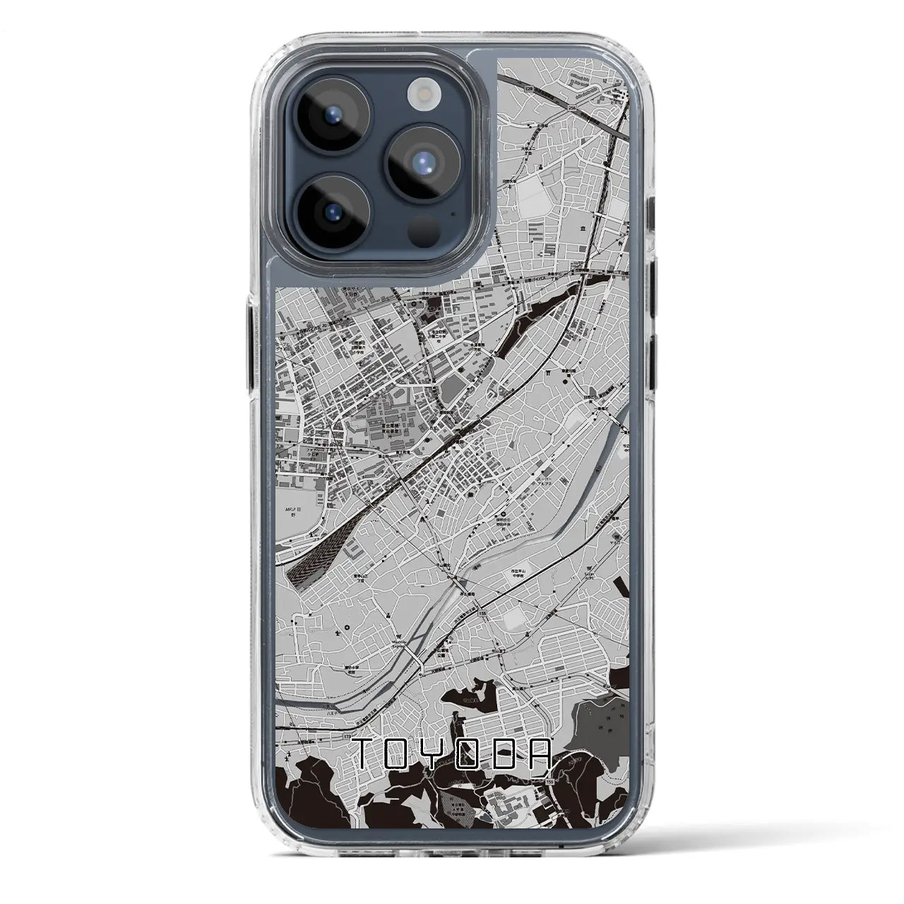 【豊田(東京都)】地図柄iPhoneケース(MagSafeタイプ)