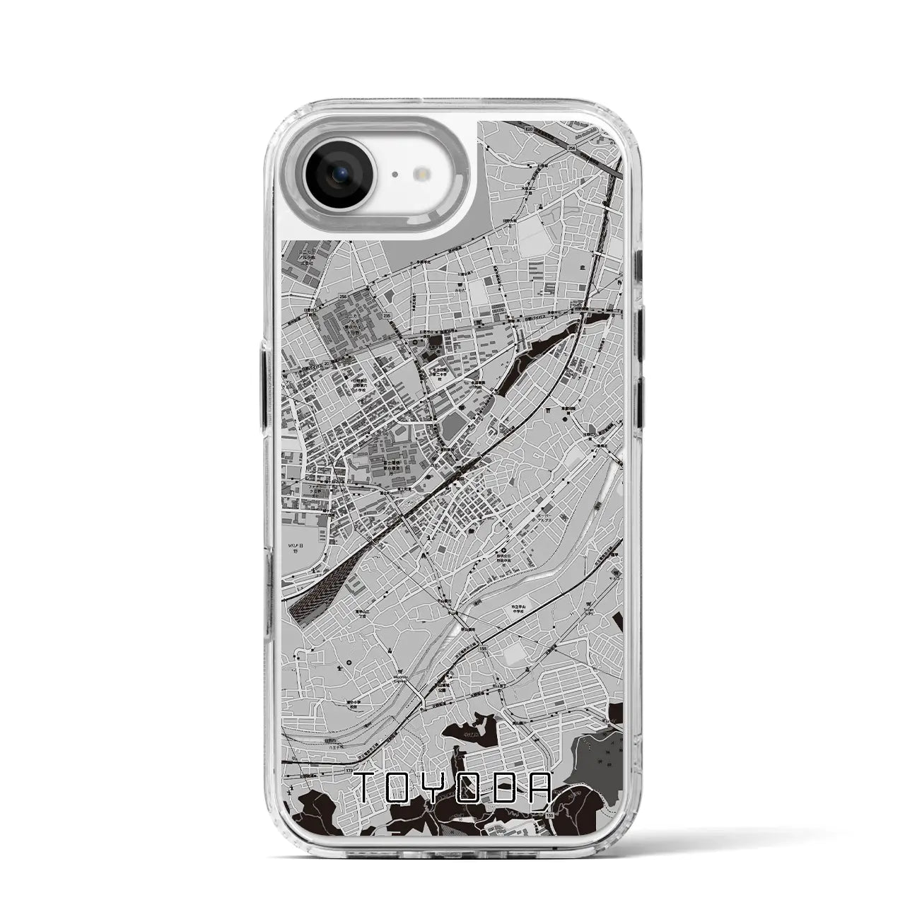 【豊田(東京都)】地図柄iPhoneケース(MagSafeタイプ)