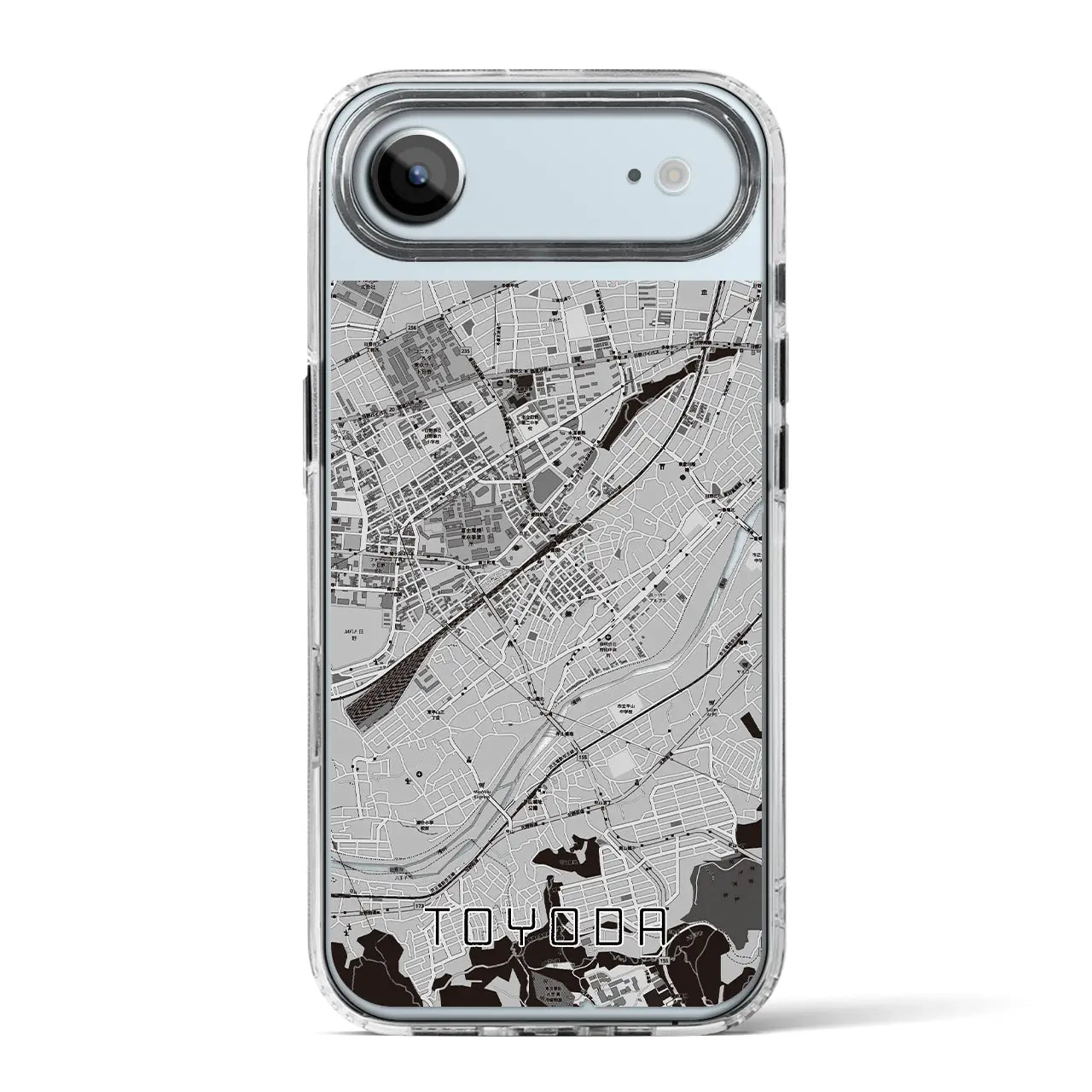 【豊田(東京都)】地図柄iPhoneケース(MagSafeタイプ)