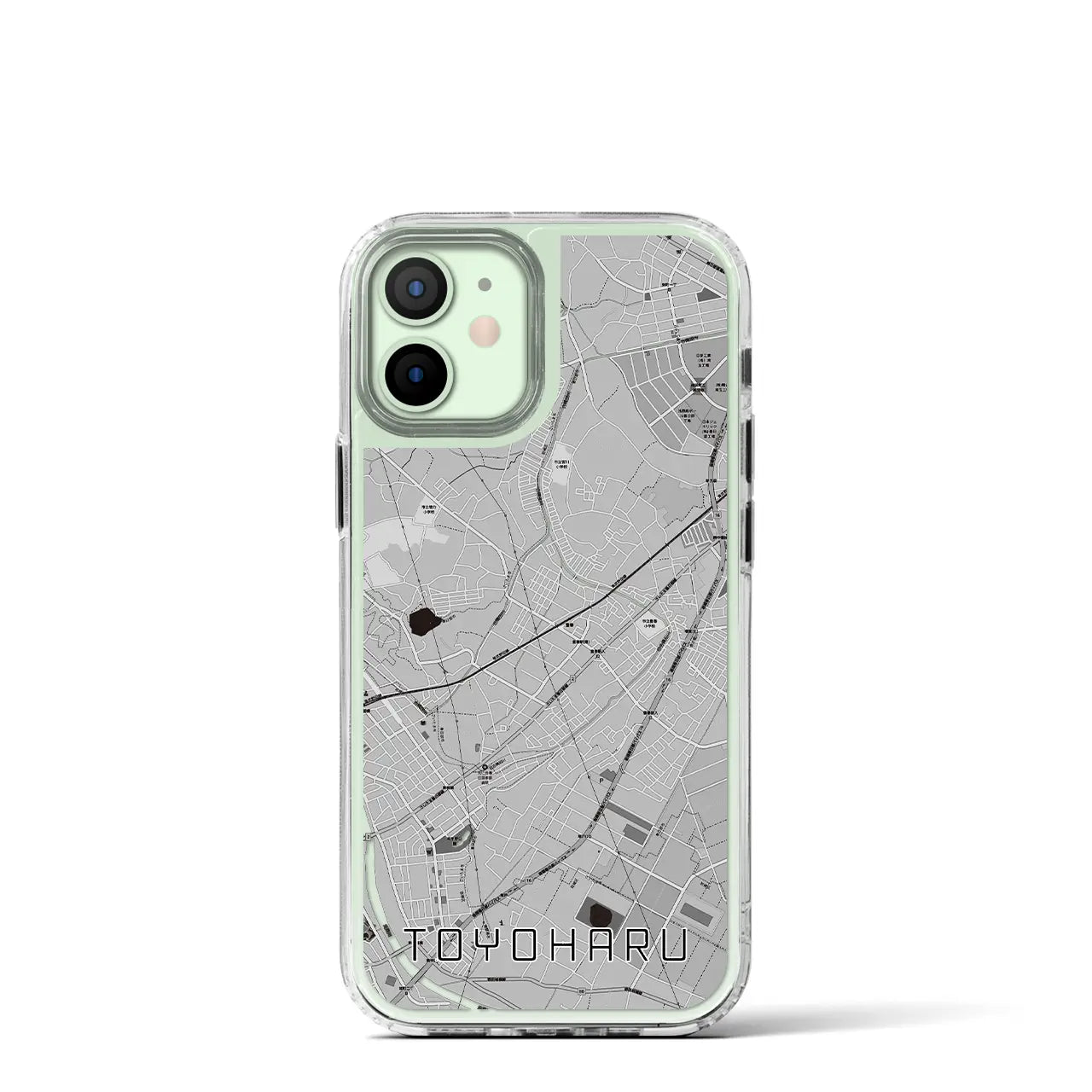 【豊春(埼玉県)】地図柄iPhoneケース(MagSafeタイプ)