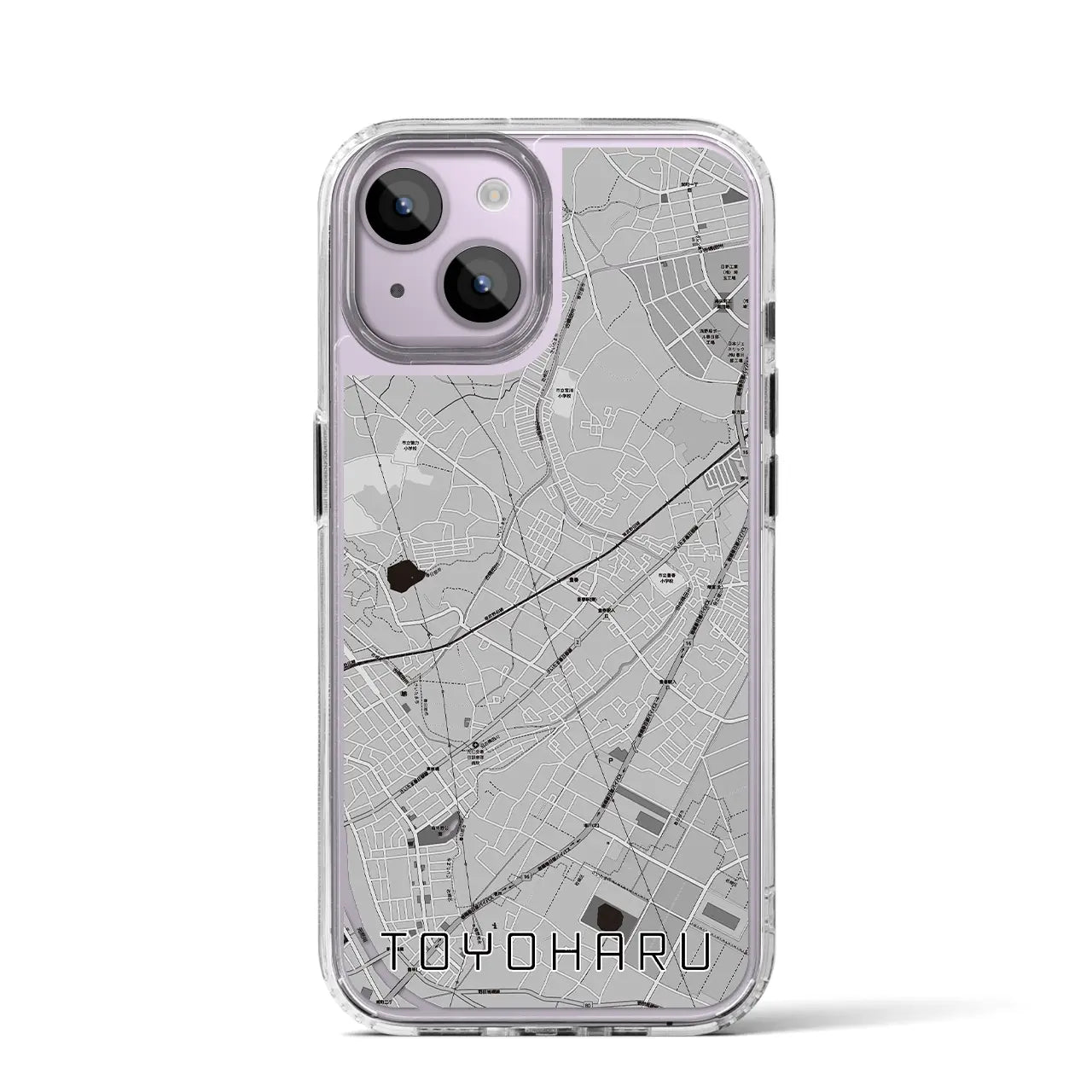 【豊春(埼玉県)】地図柄iPhoneケース(MagSafeタイプ)