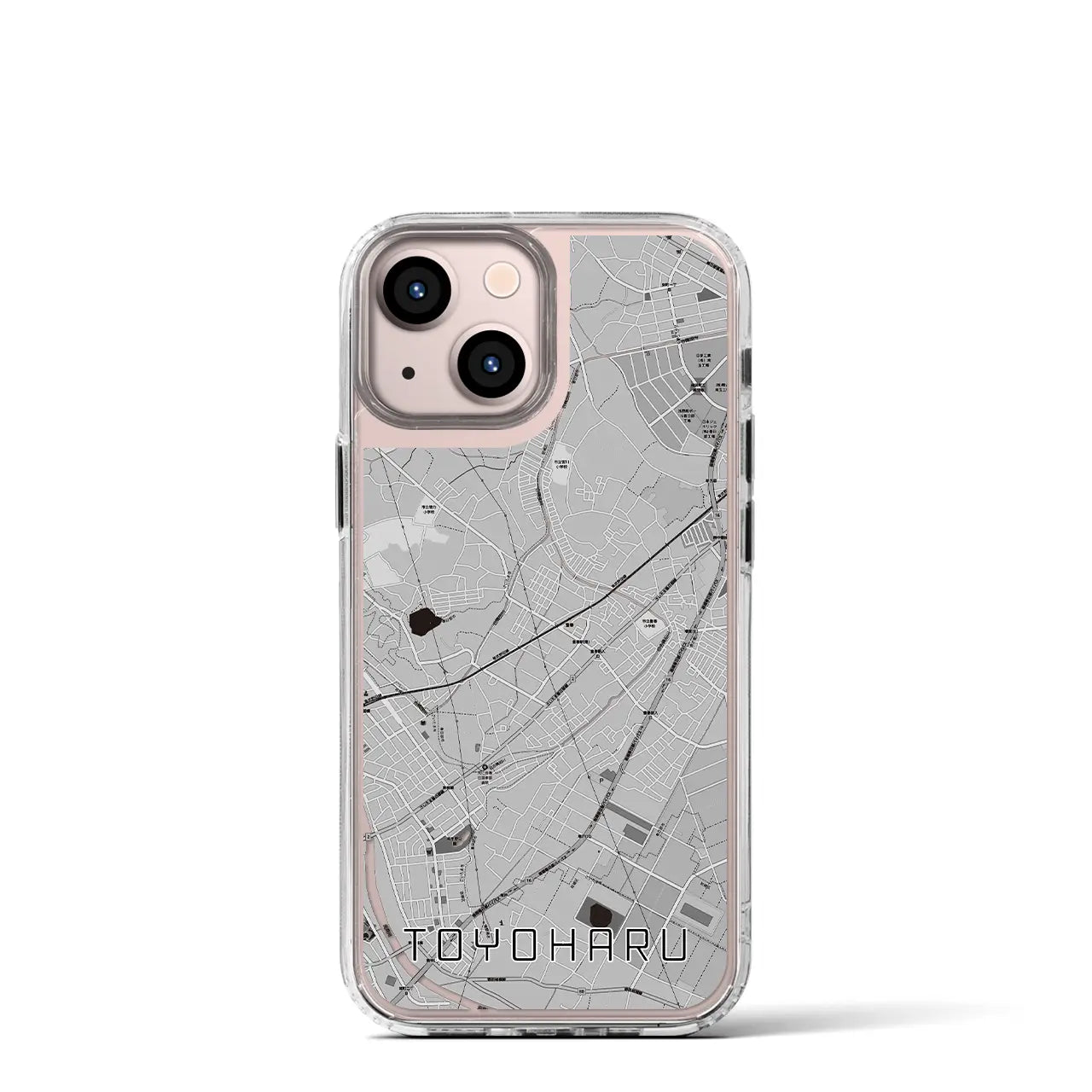 【豊春(埼玉県)】地図柄iPhoneケース(MagSafeタイプ)