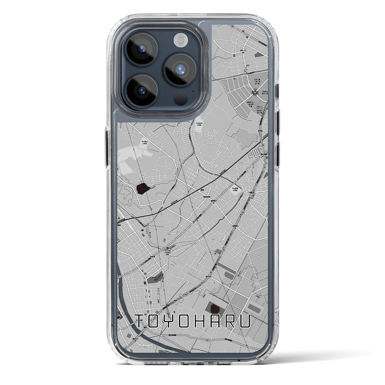 【豊春(埼玉県)】地図柄iPhoneケース(MagSafeタイプ)