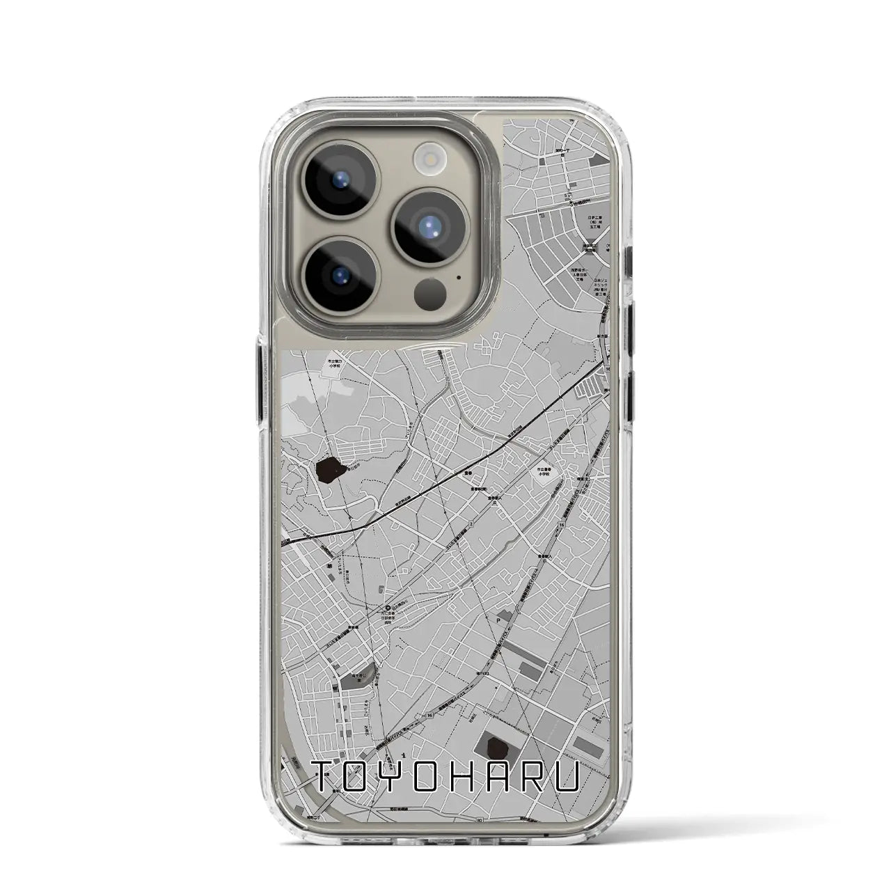 【豊春(埼玉県)】地図柄iPhoneケース(MagSafeタイプ)